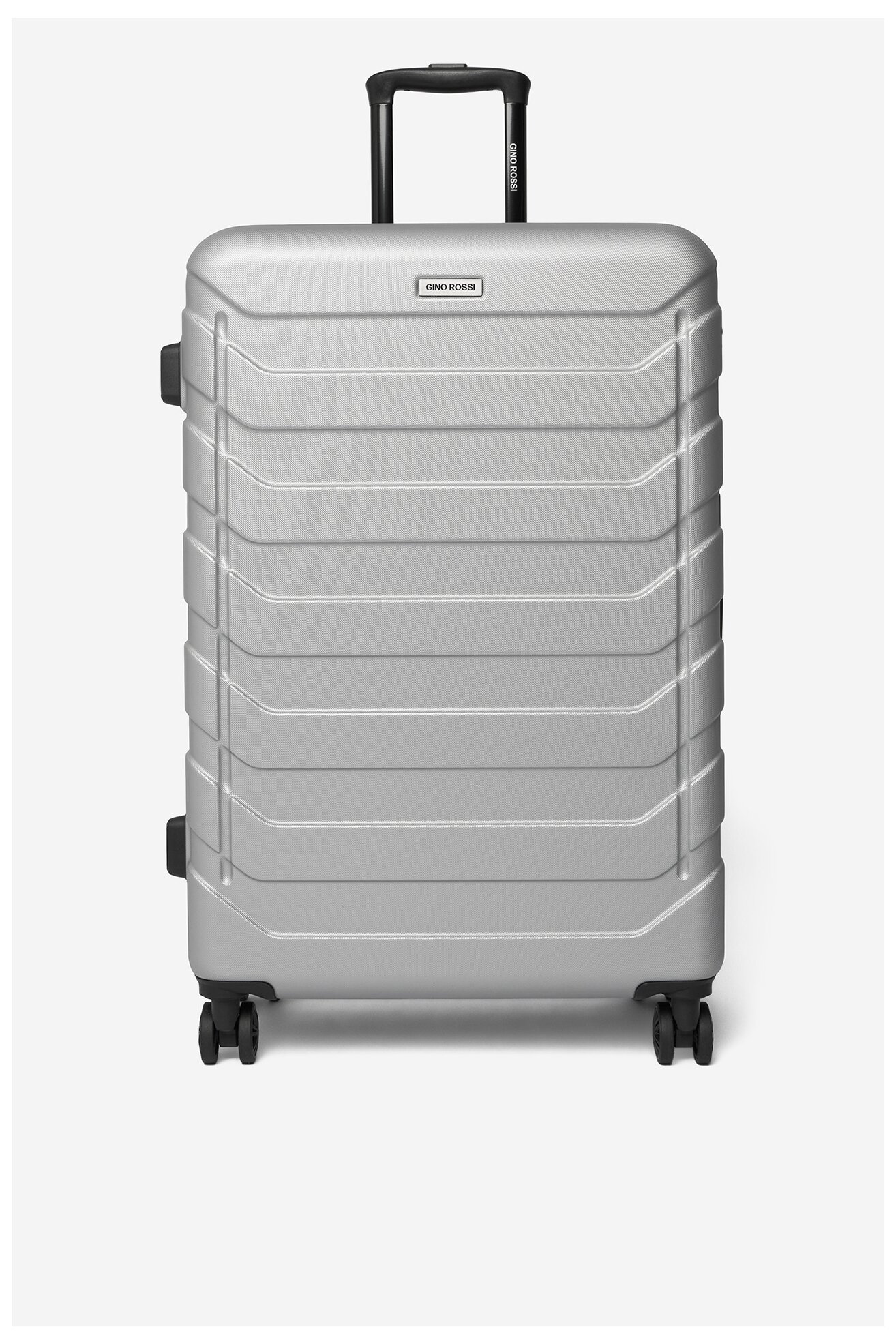 Walizka Gino Rossi CEO-GIN-L-003-05-SILVER Srebrny