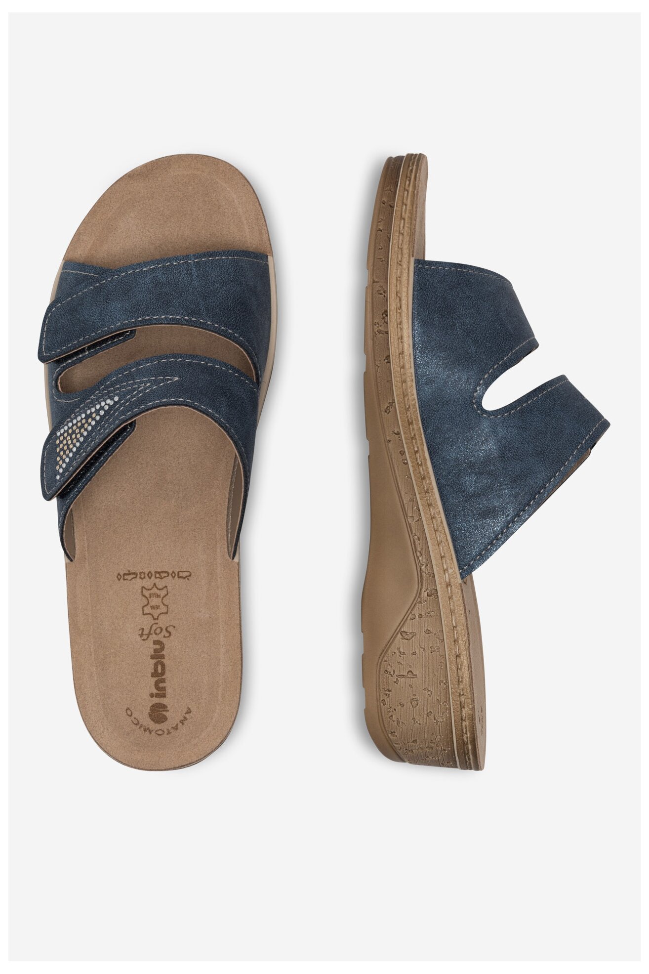 Klapki Inblu PV020100 Granatowy