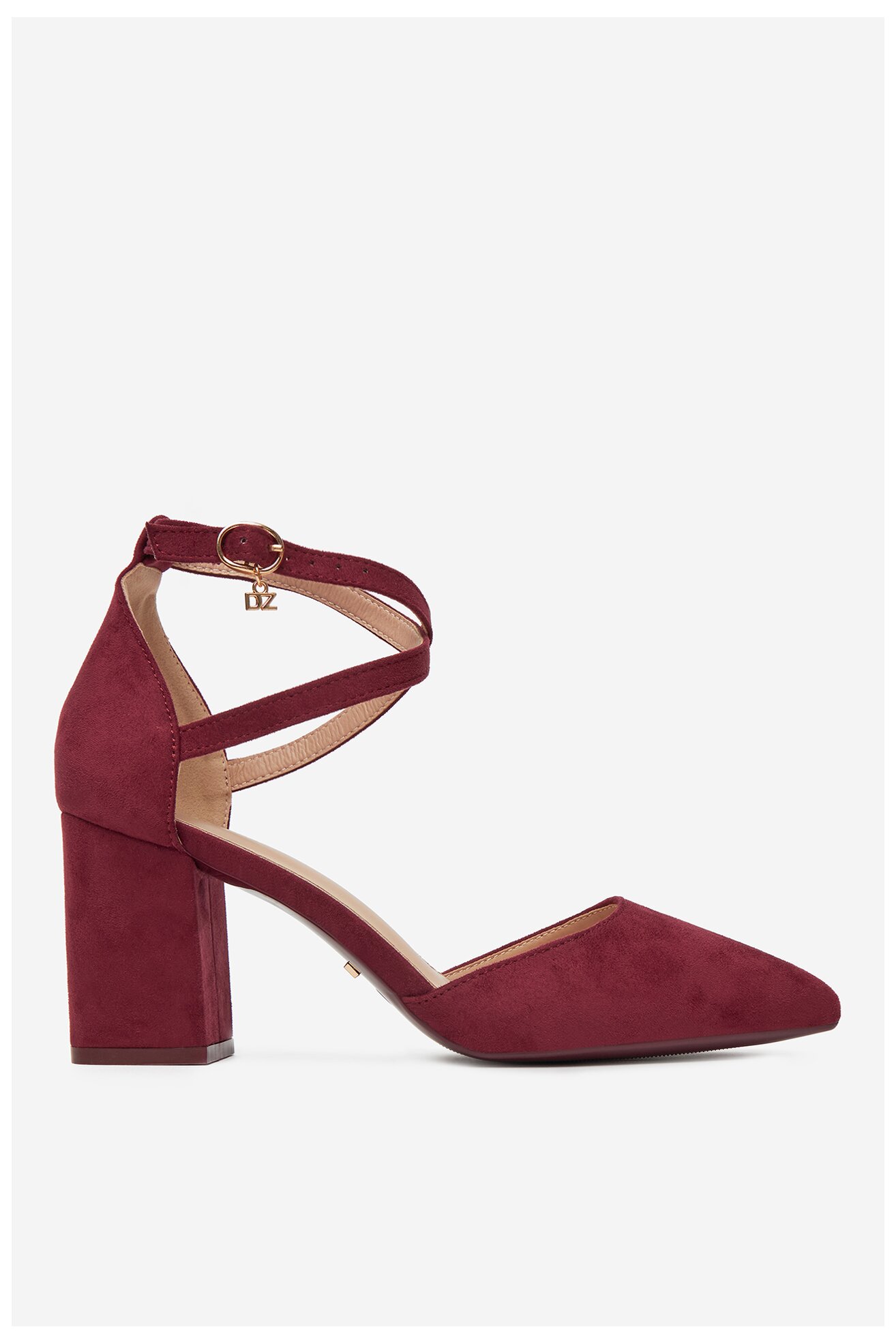 Czółenka DeeZee DZ0068 Bordowy