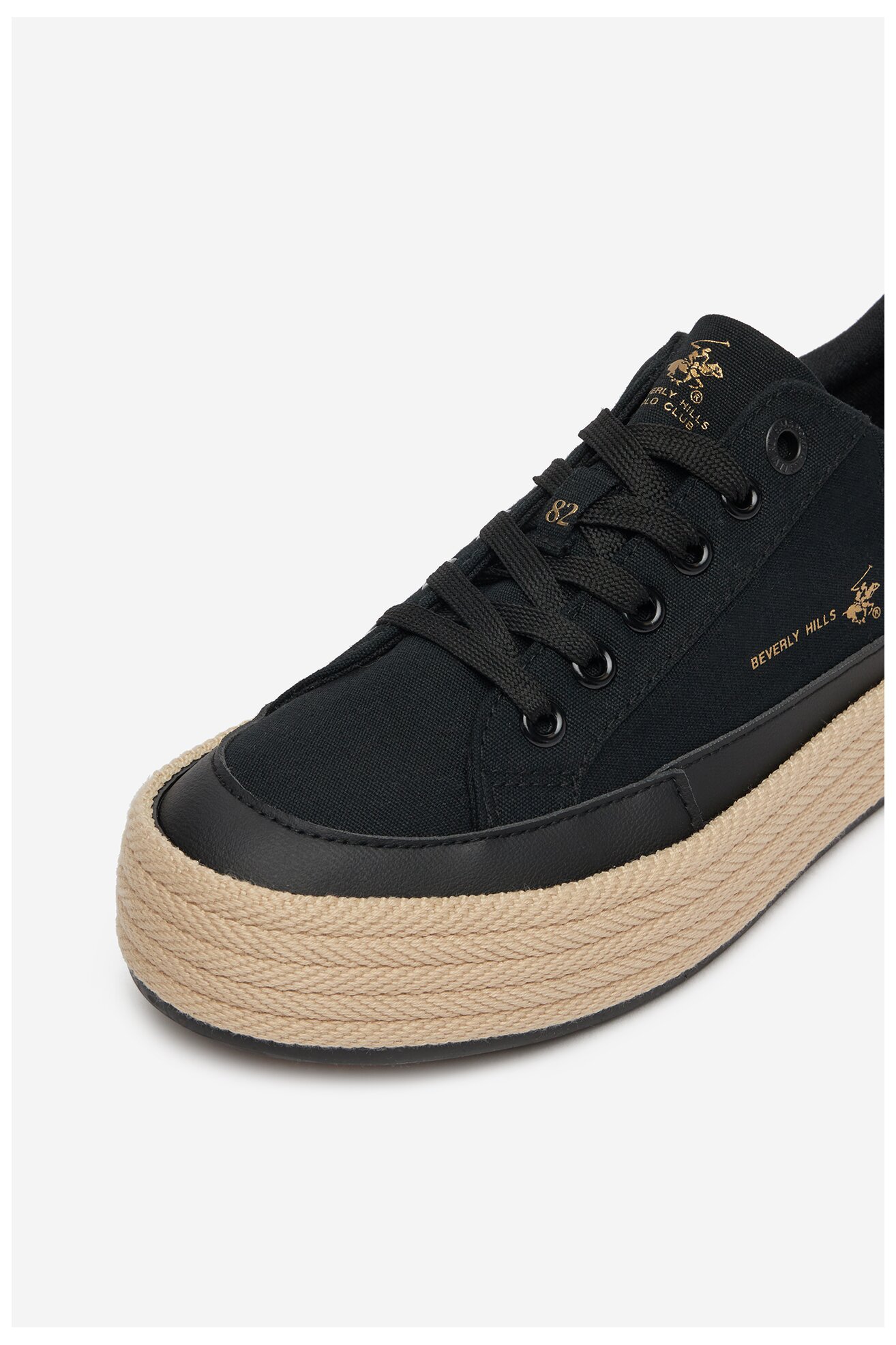 Espadrille Beverly Hills Polo Club WSS21536-01 FEKETE