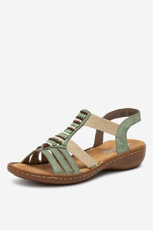 Сандалі Rieker 60851-52 СВІТЛО-ЗЕЛЕНИЙ