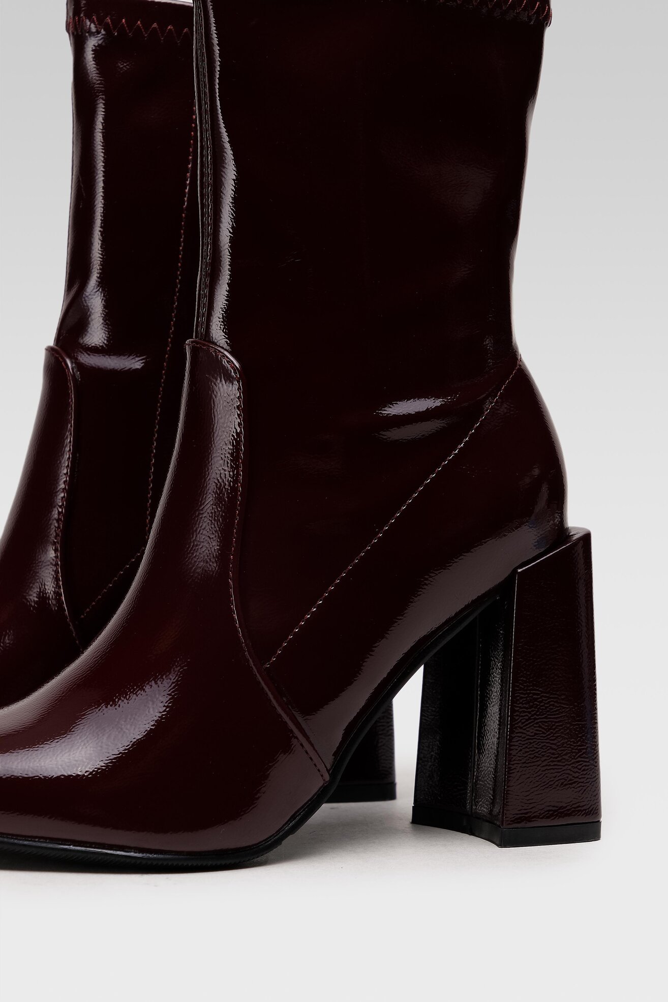 Botki DeeZee TS5078-01A Bordowy