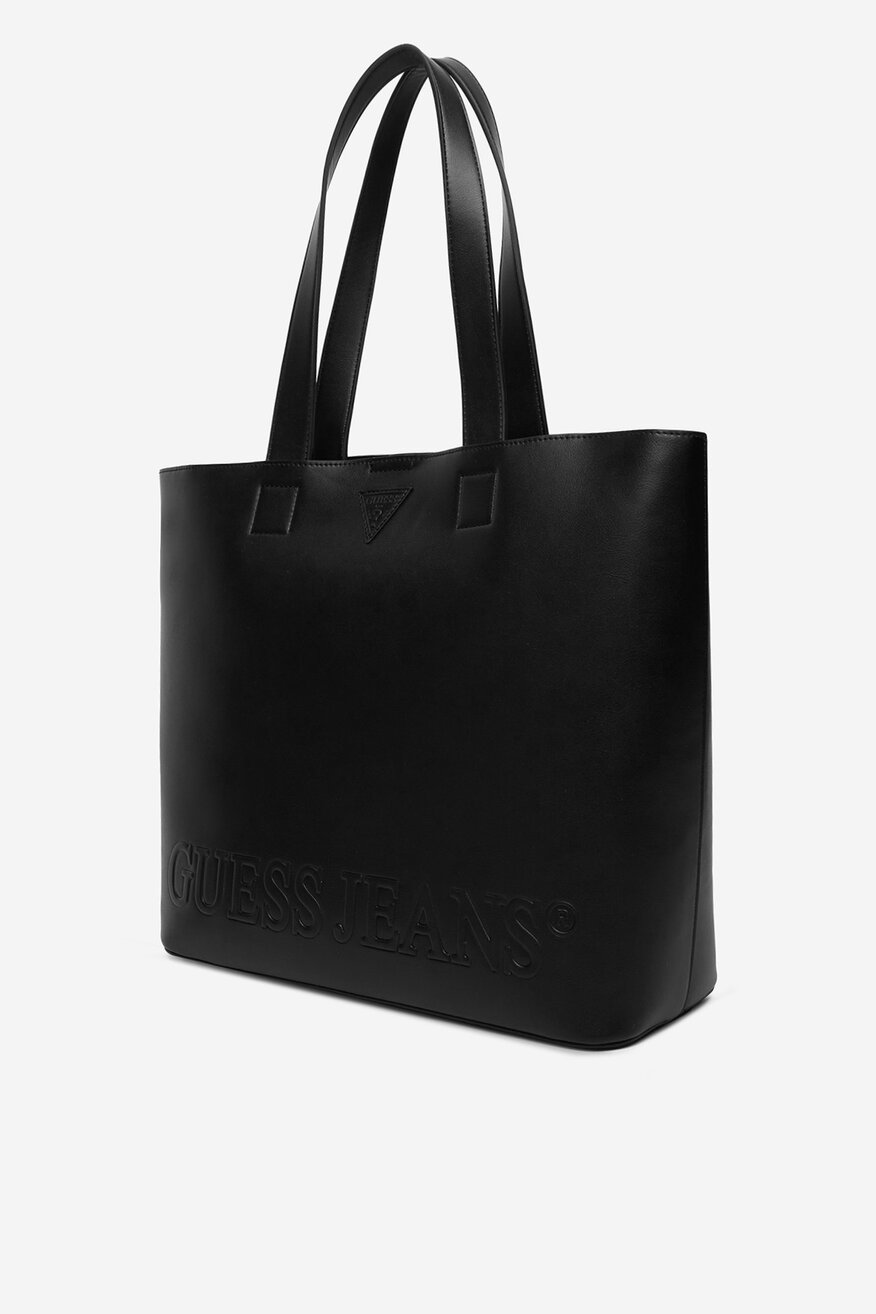 
                Дамска чанта GUESS JEANS ЧЕРЕН - 5906751906323