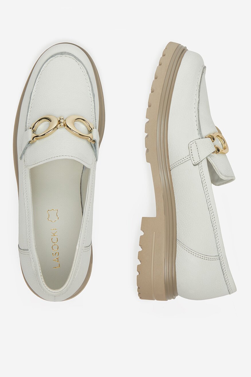 
                Lasocki - Loafersy skórzane - 5904862334189