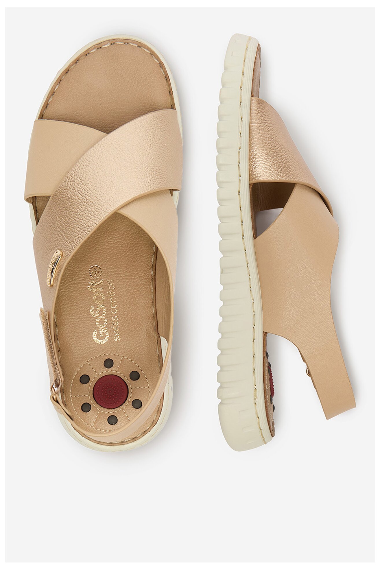 Sandały Go Soft CEO-LA3T9143-8 Złoty