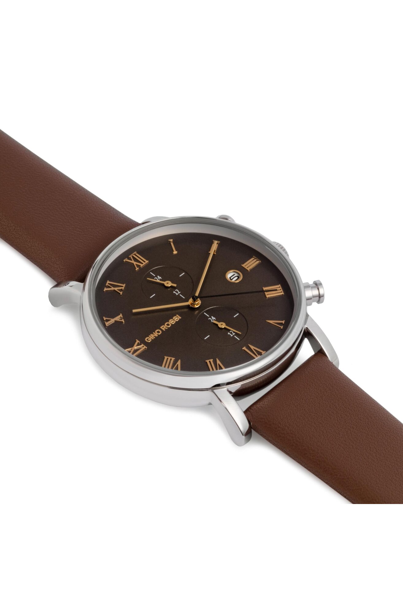 Zegarek Gino Rossi GR MEN WATCH 020191023 Brązowy