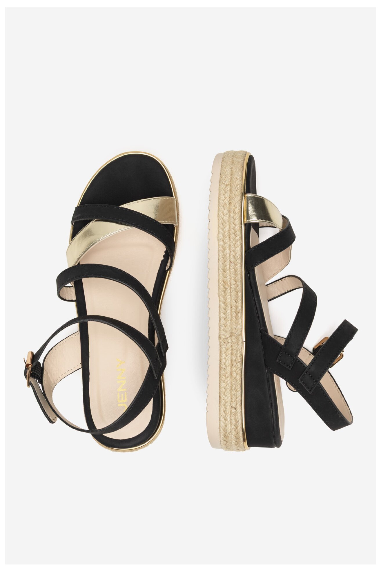 Espadrile Jenny LB-P1092-YLD NEGRU