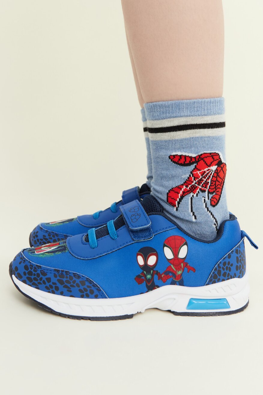 
                SPIDEY - Sneakersy z migającymi diodami - 5906751660386