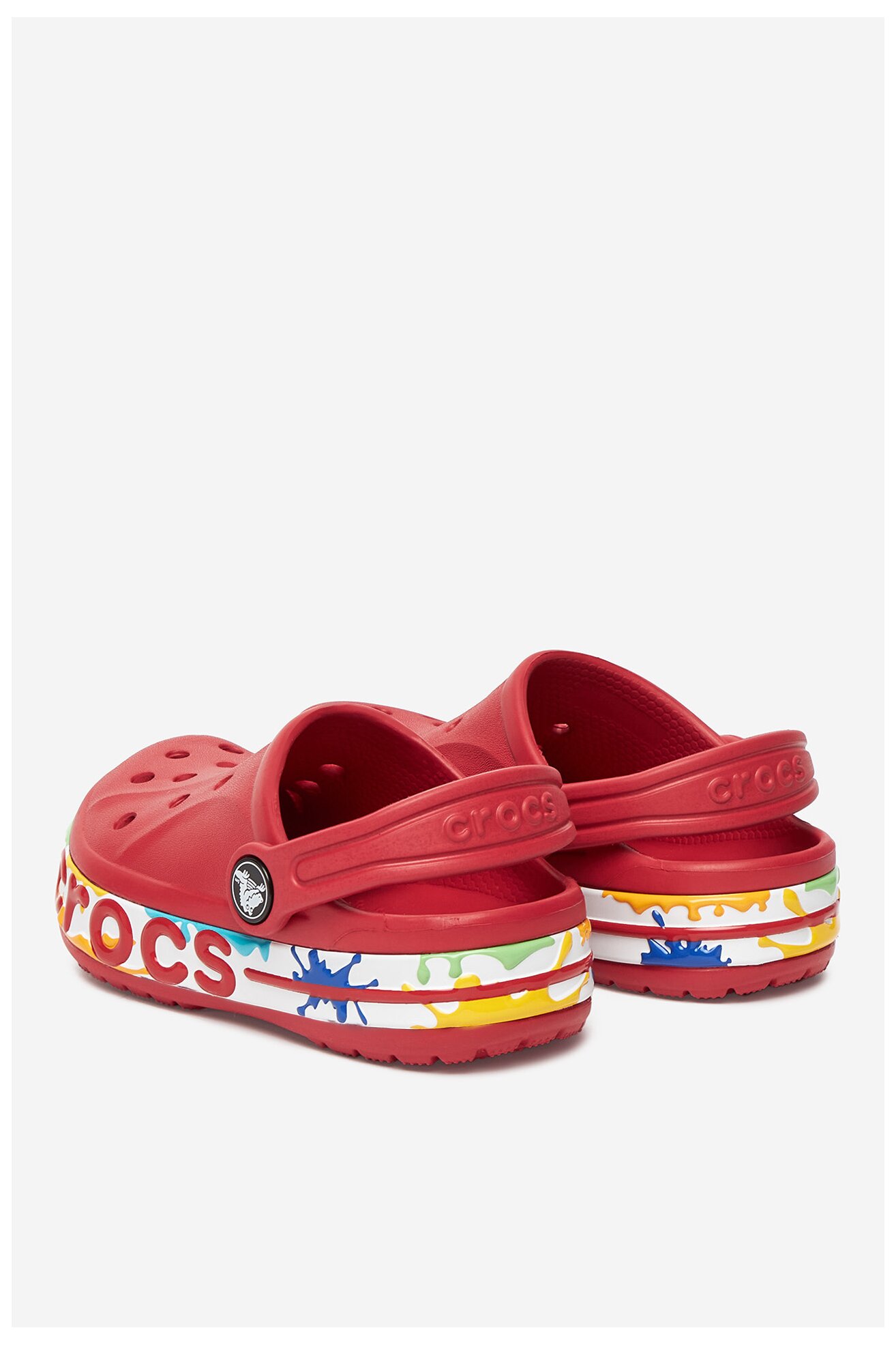 Klapki basenowe Crocs C-BAYABAND CLOG T 211683-6EN Czerwony