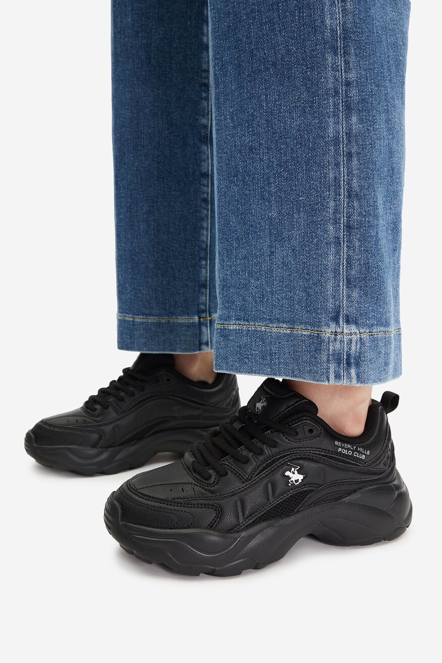 Sneakerși Beverly Hills Polo Club NEGRU - 5906751273463