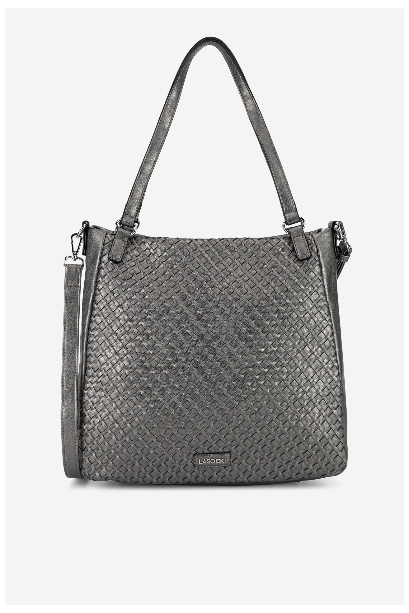 Дамска чанта Lasocki C-LSK-K-046-06 СРЕБРИСТ