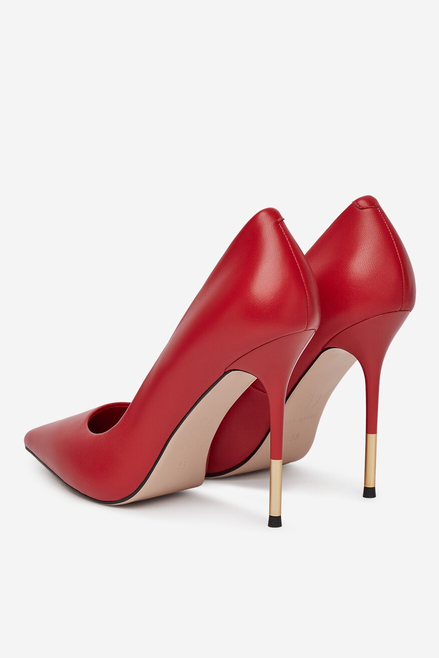 
                EVA MINGE - Szpilki skórzane - 5906751644362