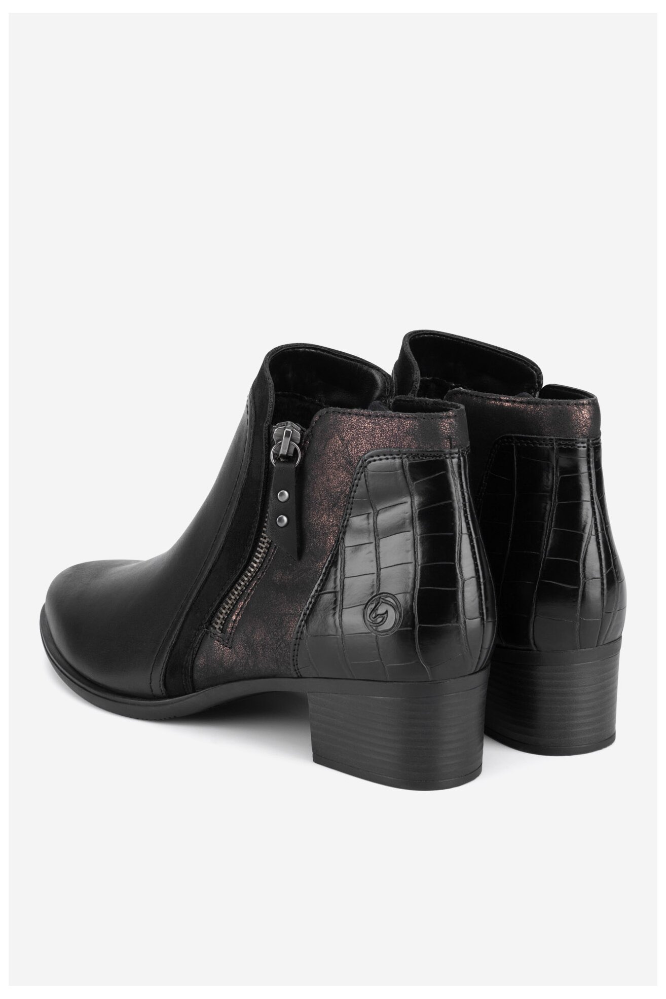 Bokacsizma Remonte R5172-04 FEKETE