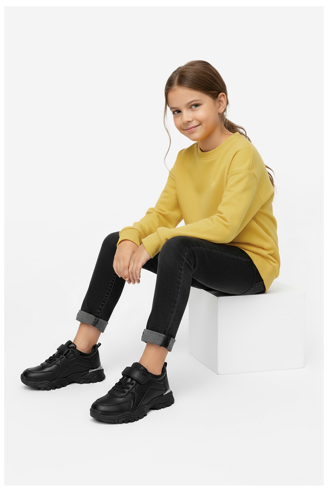 Sneakerși DeeZee CEO-TS5227K-21 NEGRU