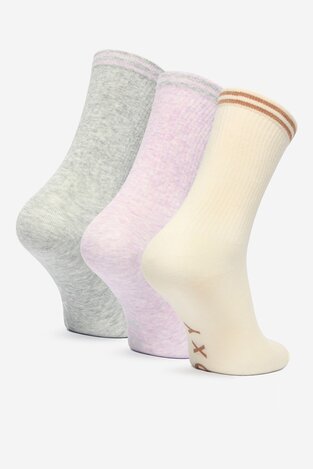 Шкарпетка ROXY CEO_BR_ROXY_2032_W_AW25 (3 PACK) БЕЖЕВИЙ