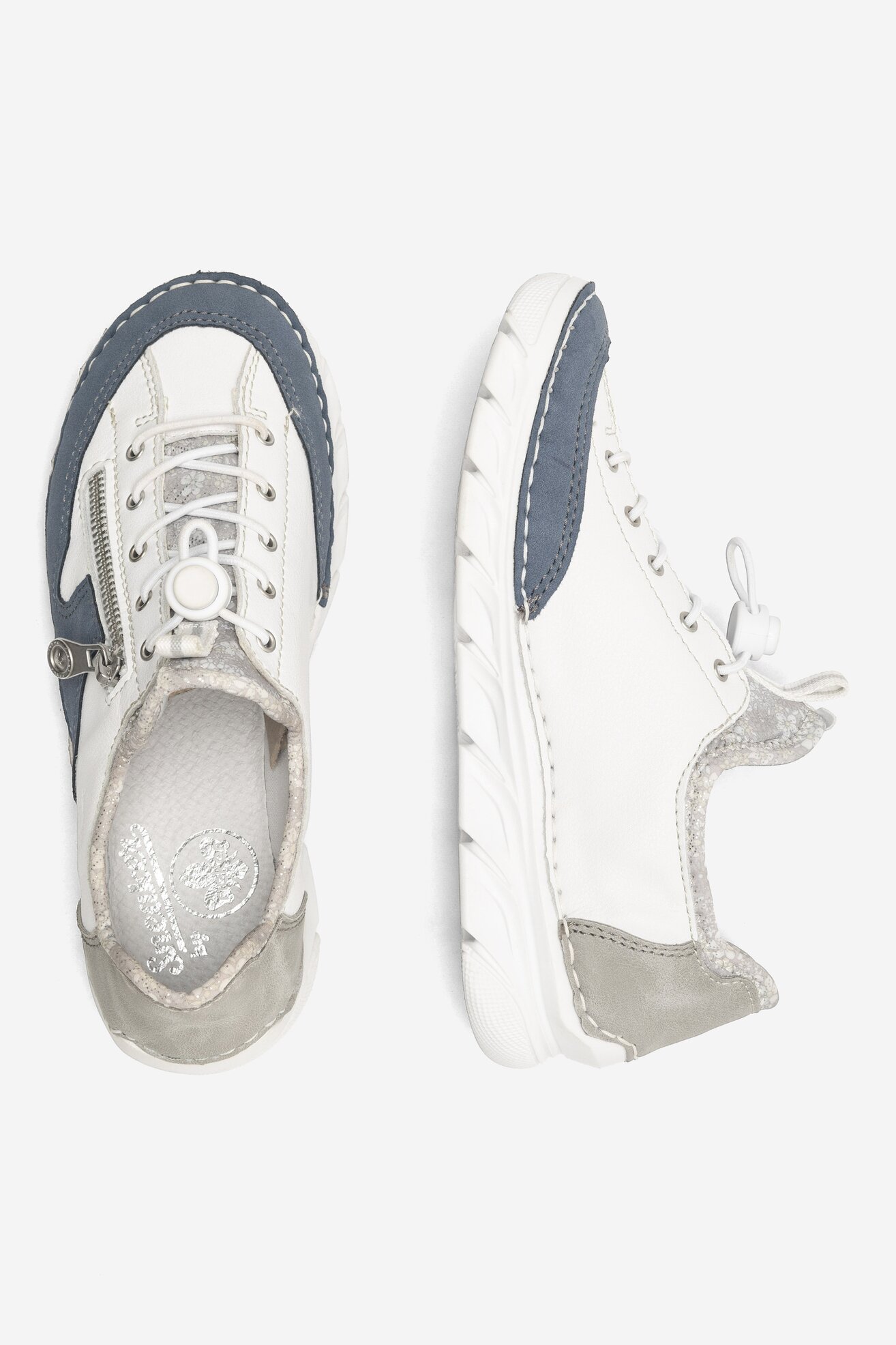 Tenisky Rieker 55064-80 BÍLÁ