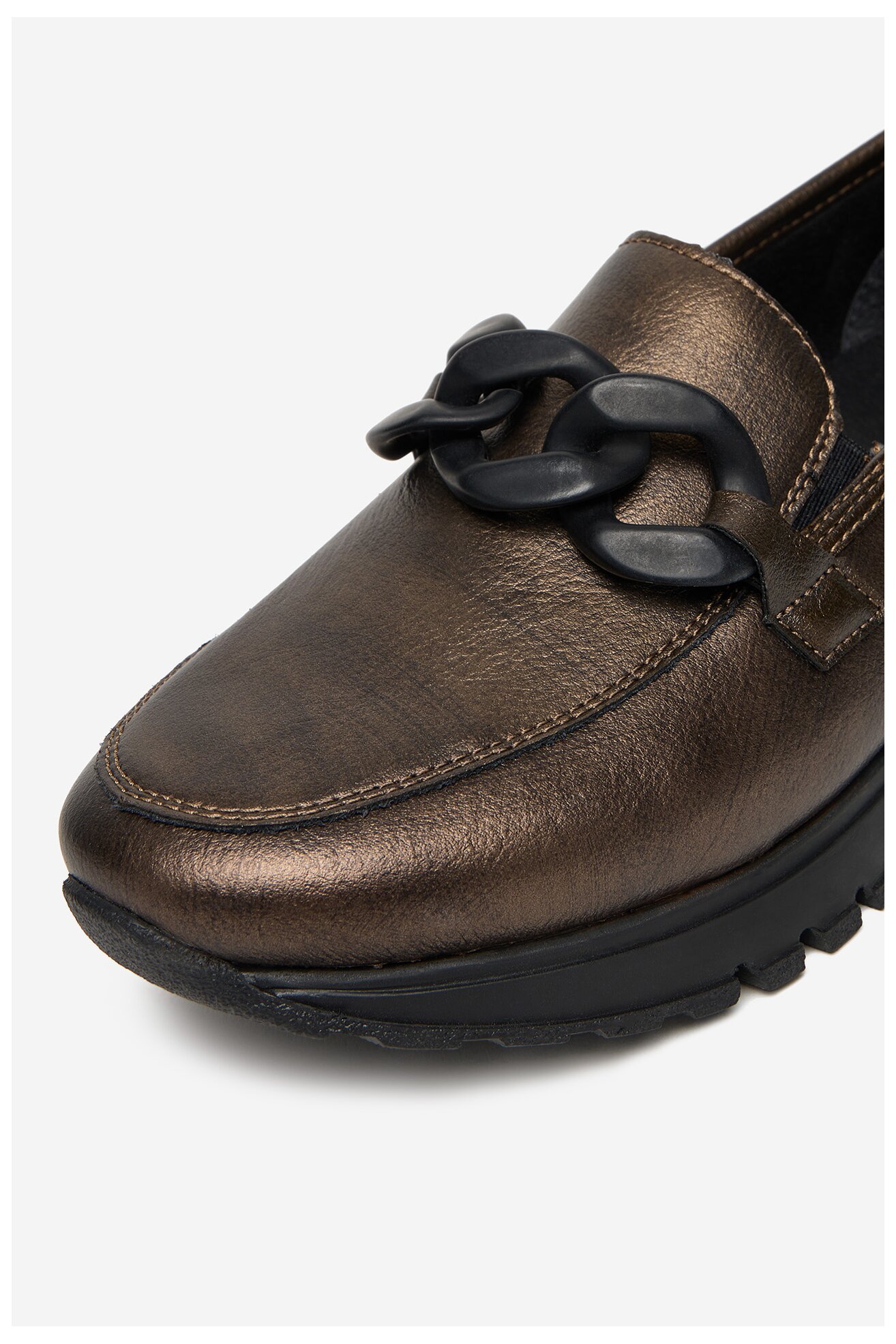 Mokasyn Rieker 49051-25 Stare złoto