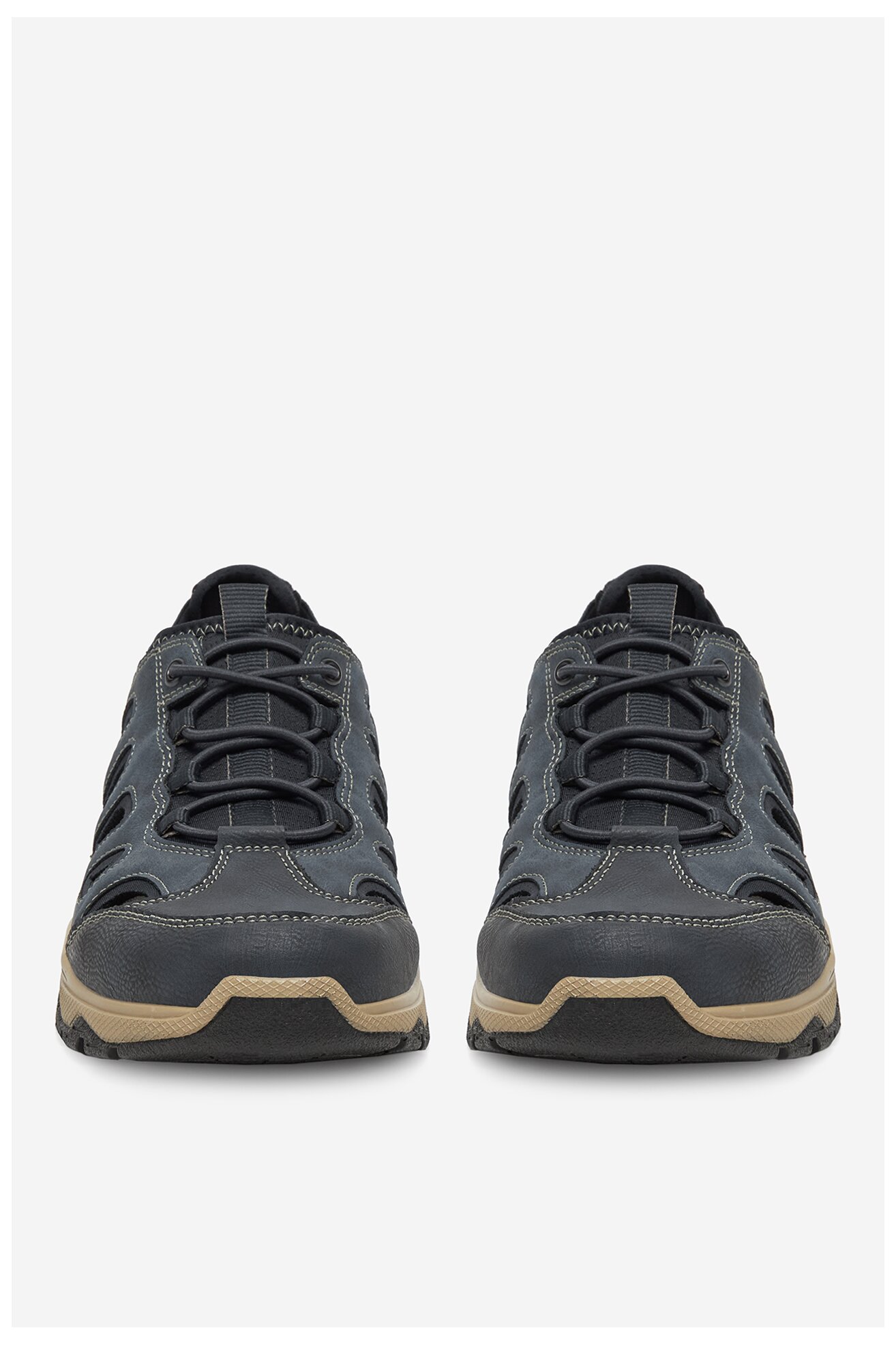 Polobotka Rieker B8366-14 TMAVĚ MODRÁ