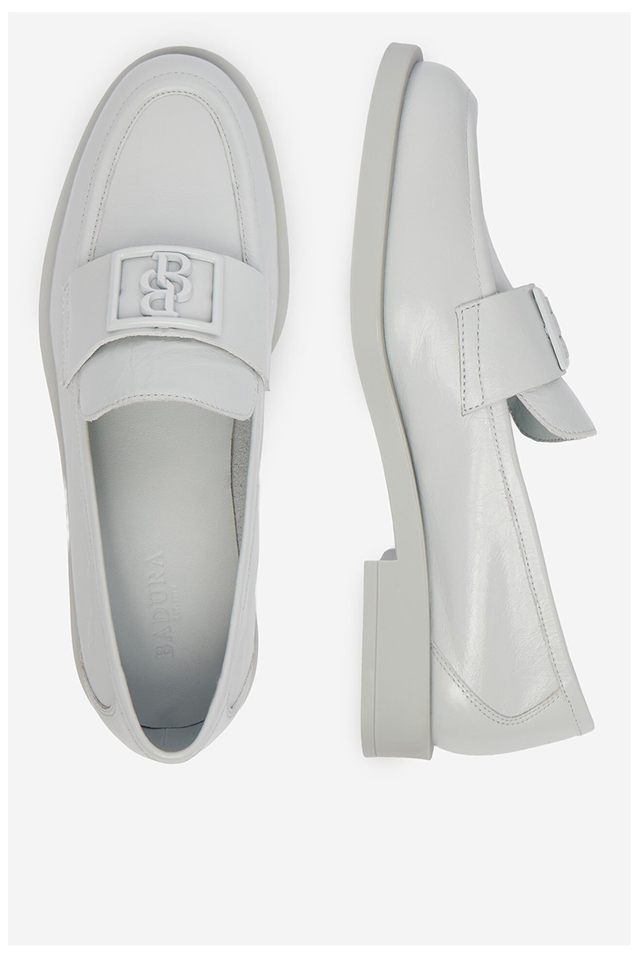 Półbuty Badura EO-ADELE-LT2674-6 Szary jasny