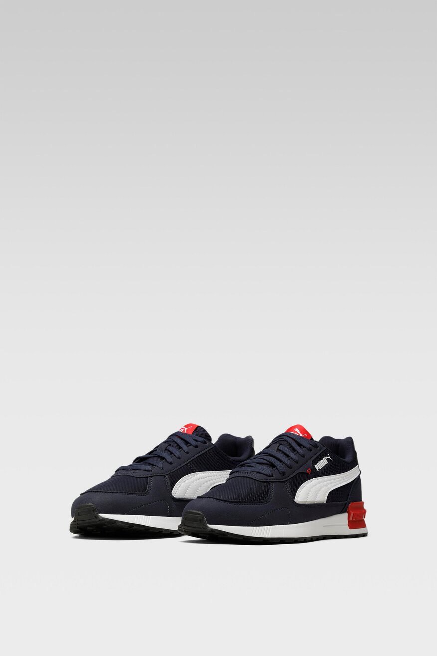 
                Puma - Obuwie sportowe granatowe sznurowane - 5903698840383