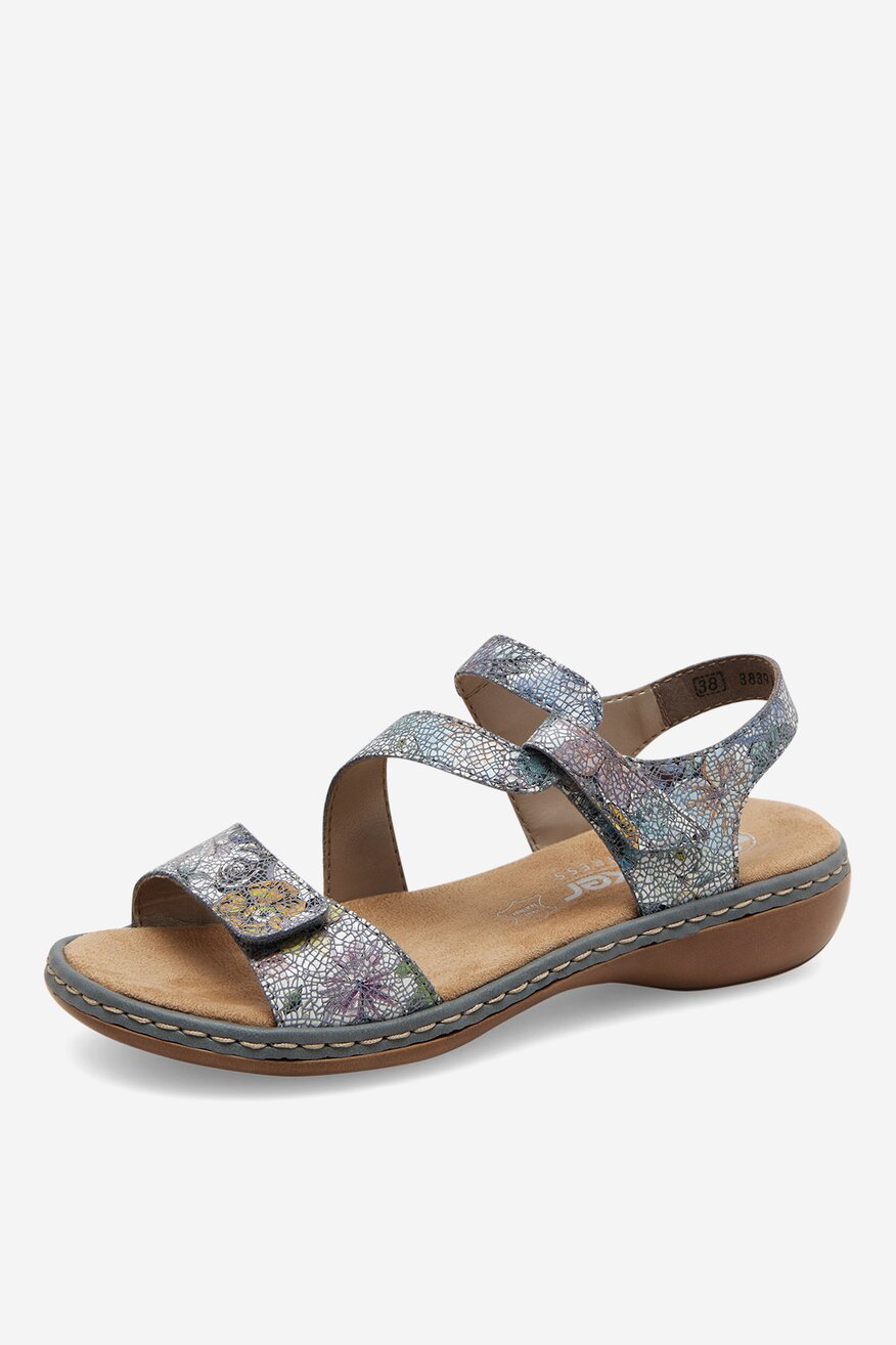 
                Rieker - Skórzane sandały - 5905588311768