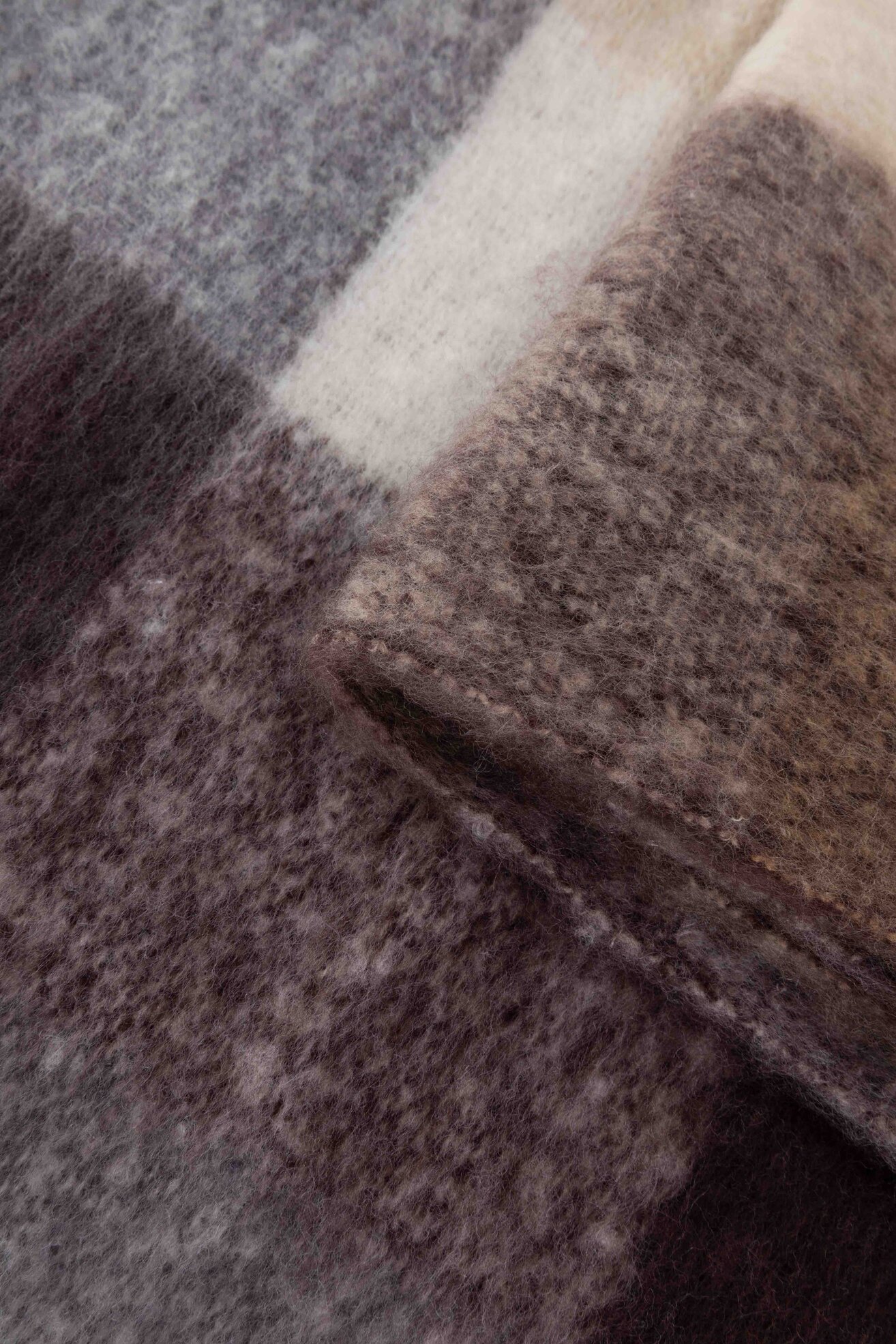 Дамски шал Jenny Fairy 4W4-006-AW24 КАФЯВ