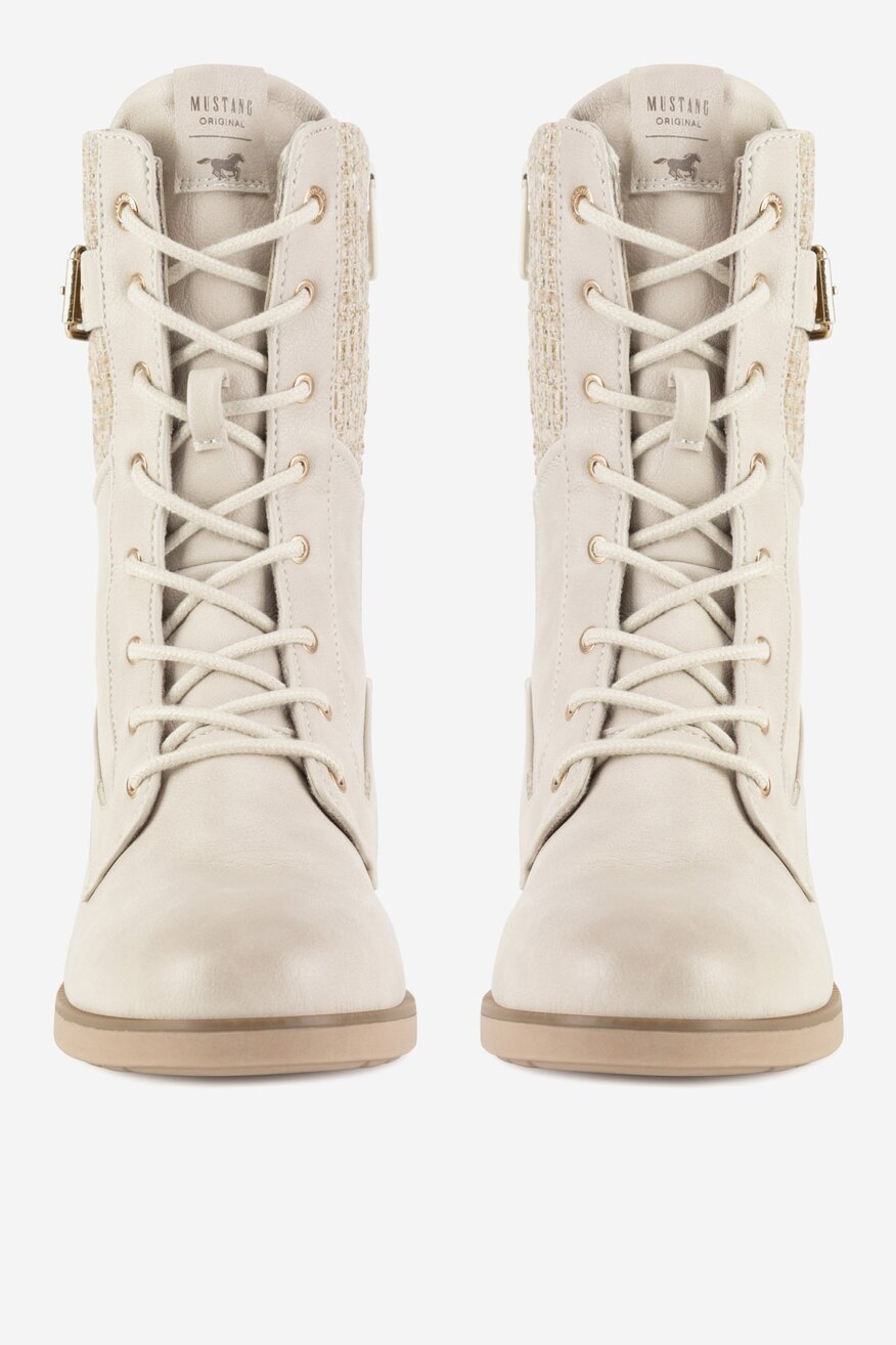 
                Боти Mustang БЯЛ - 5905588863403