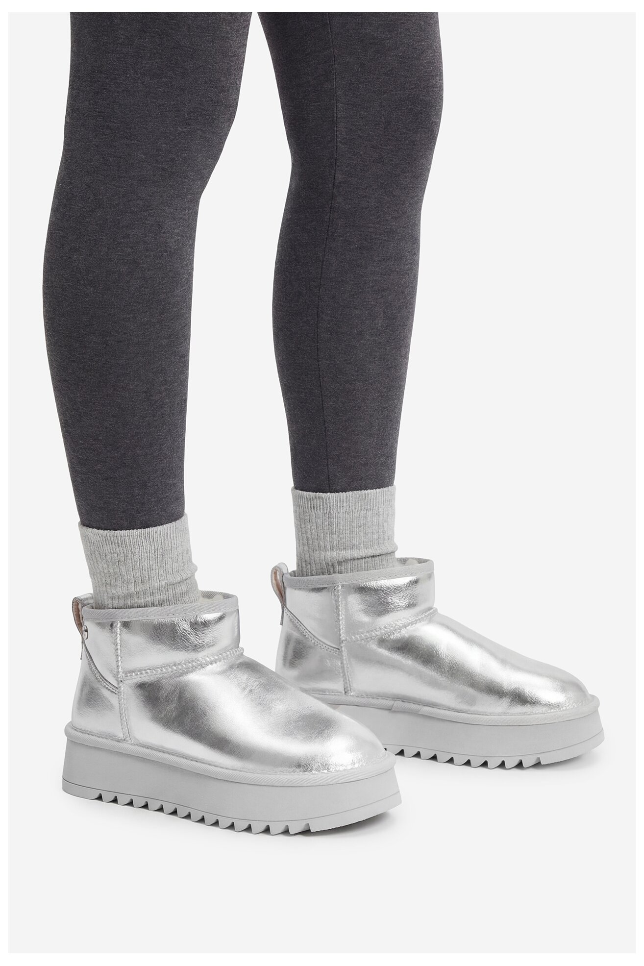 Боти EVA MINGE EO-NIKI-TS6304-01 СРЕБРИСТ