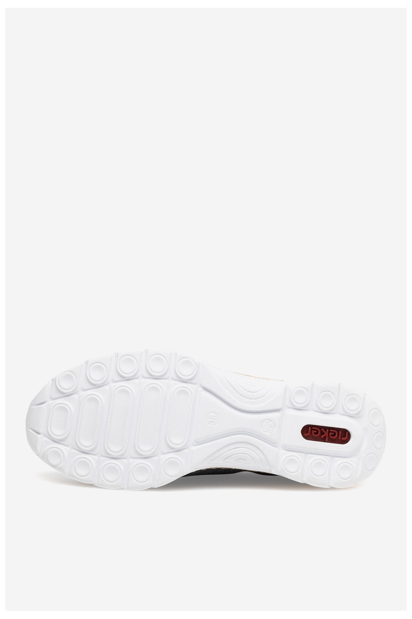 Polobotka Rieker N4263-16 BLANKYTNĚ MODRÁ