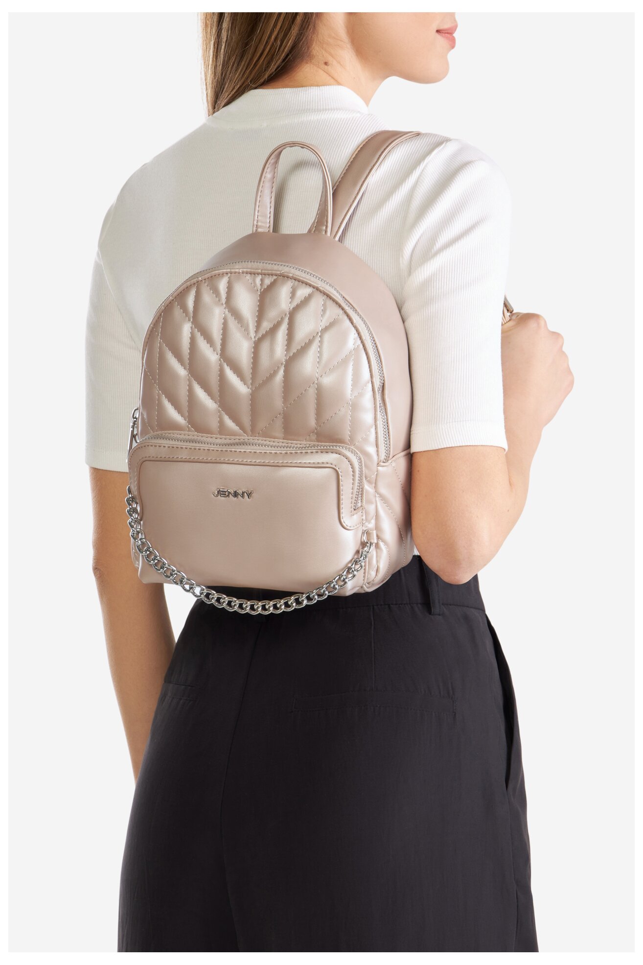 Plecak Jenny JNY-M-012-07 Beżowy ciemny