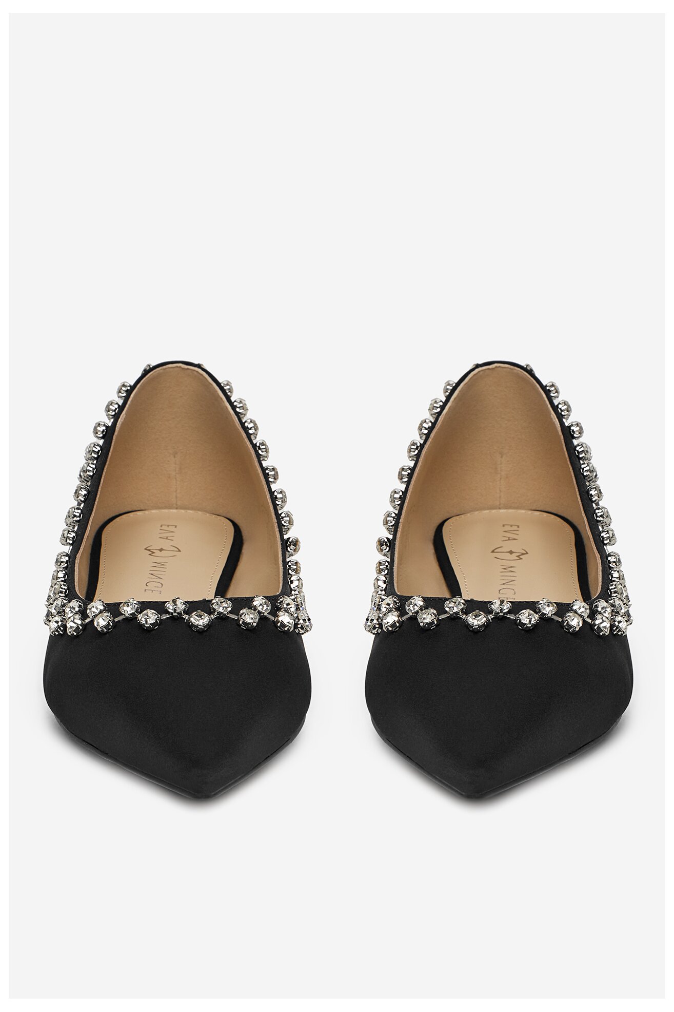 Baleriny EVA MINGE MILA-V1166-28-1 FEKETE