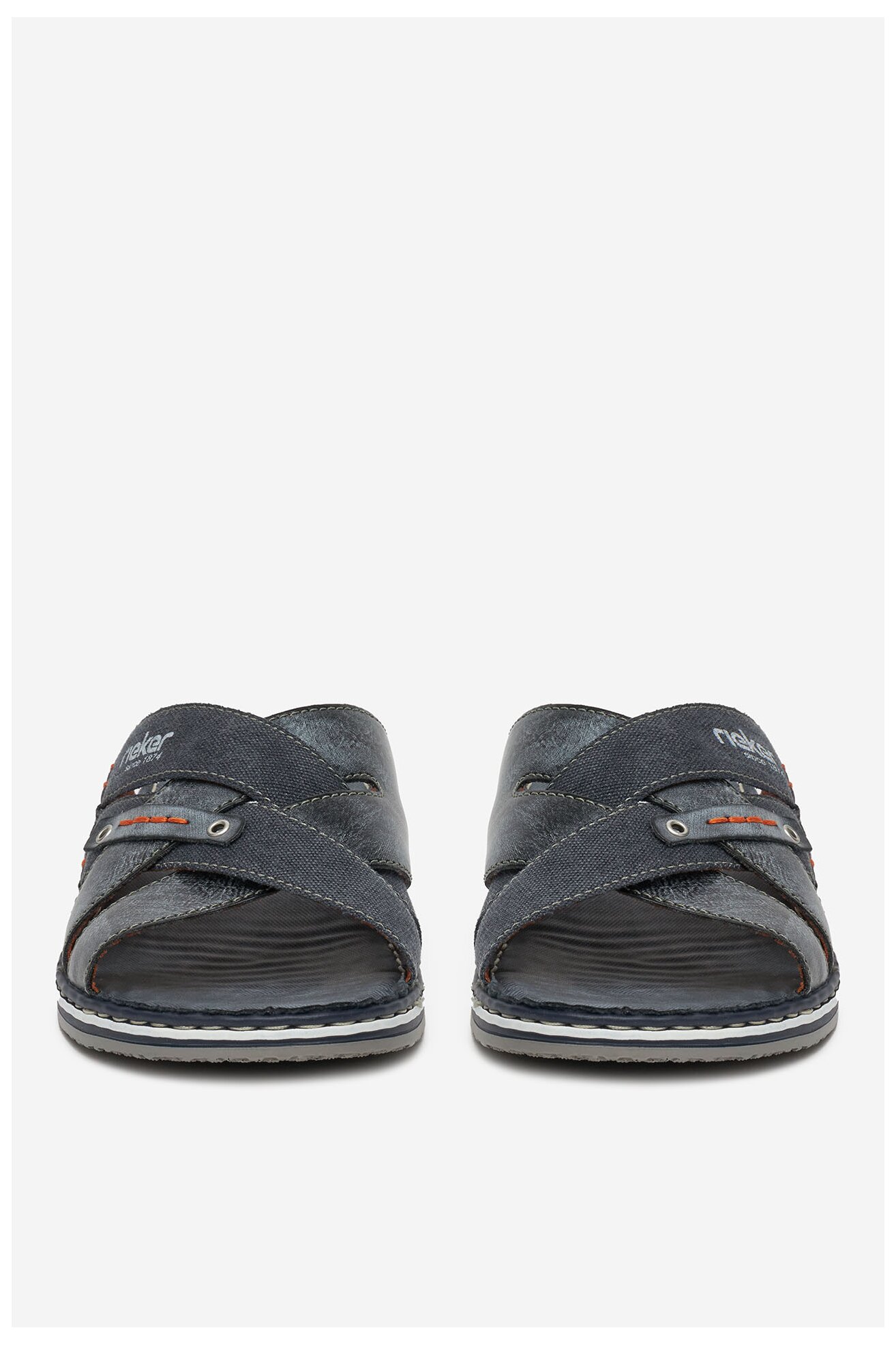 Klapki Rieker CEO-21599-14 Granatowy