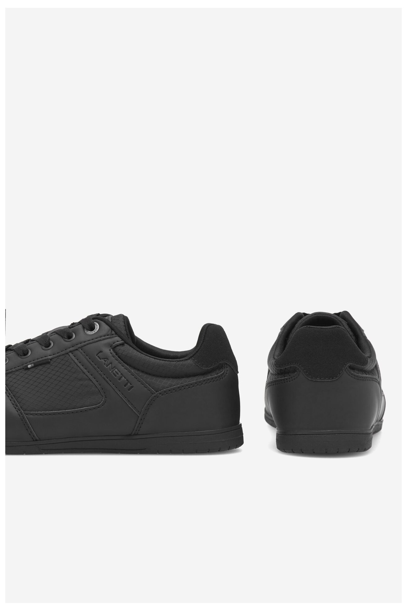 Półbuty Lanetti MP07-181068-04 Czarny