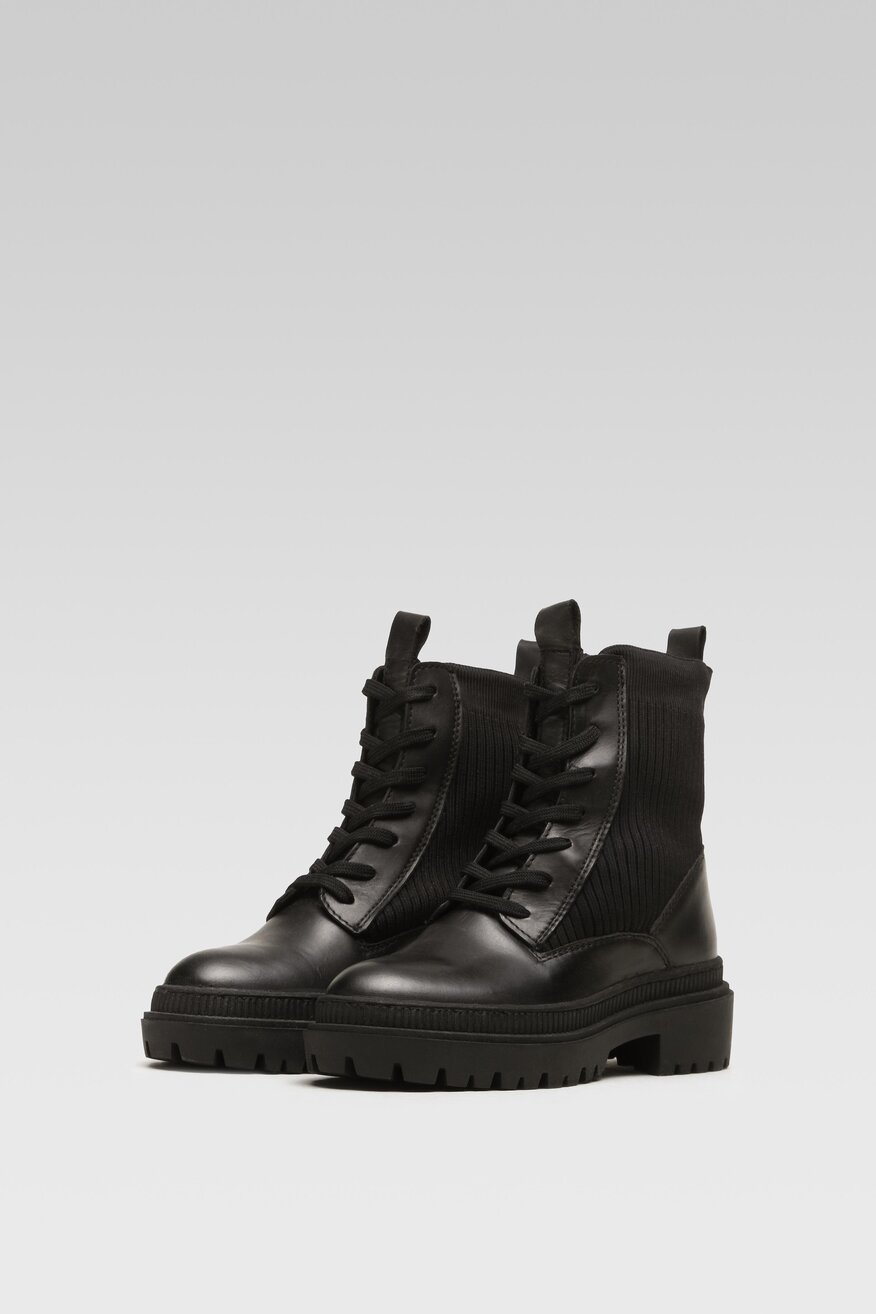 
                Lasocki - Trzewiki skórzane ocieplane - 5904248876920