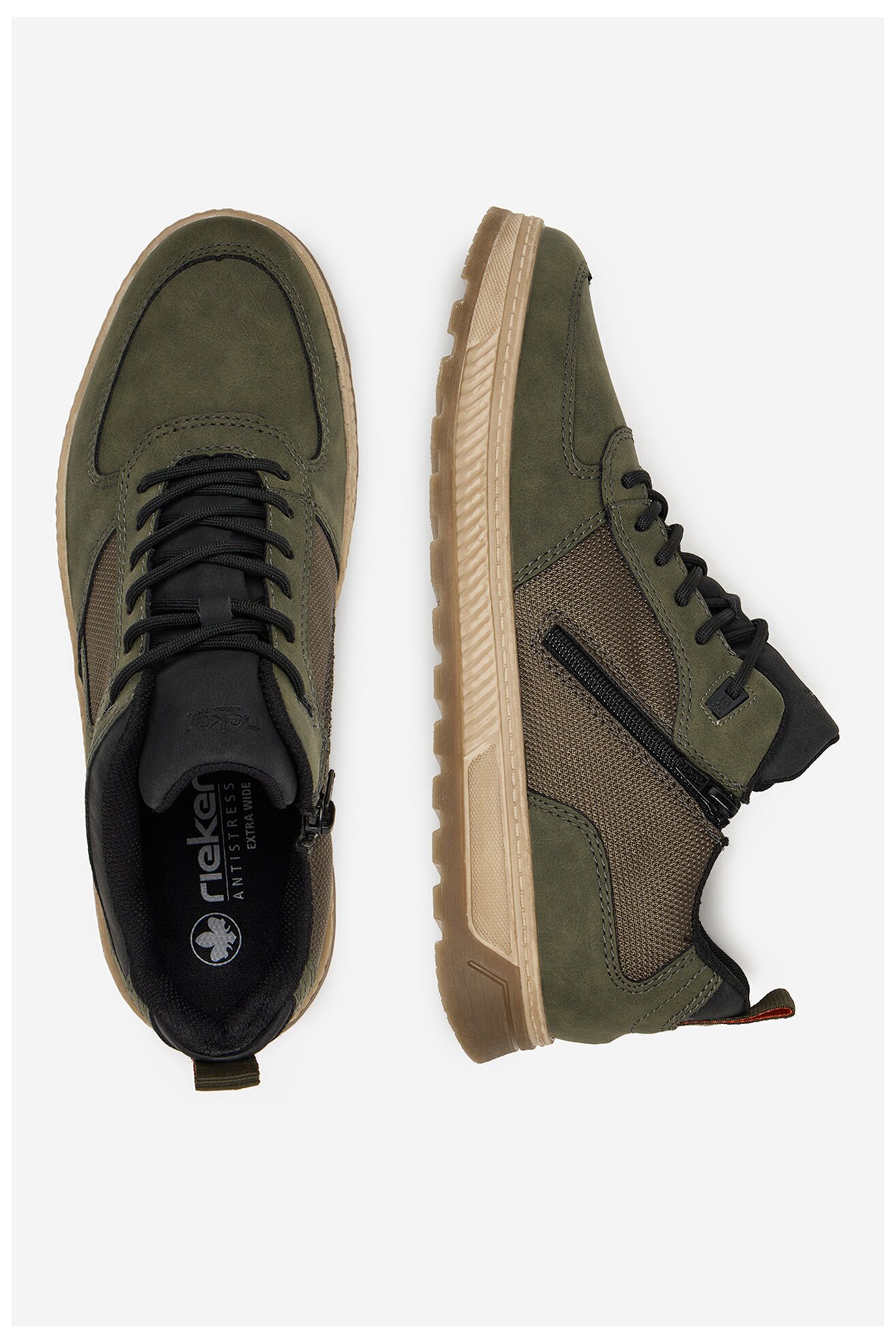 Trzewiki Rieker 37004-54 Zielony