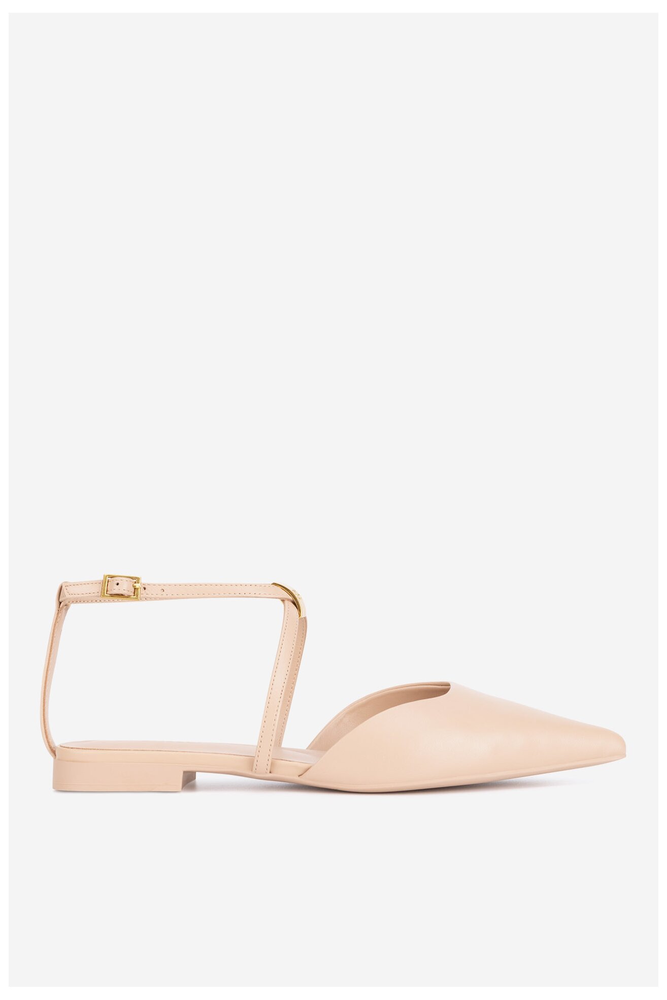 Baleriny Gino Rossi ALANA-SLT593-X8 Beżowy