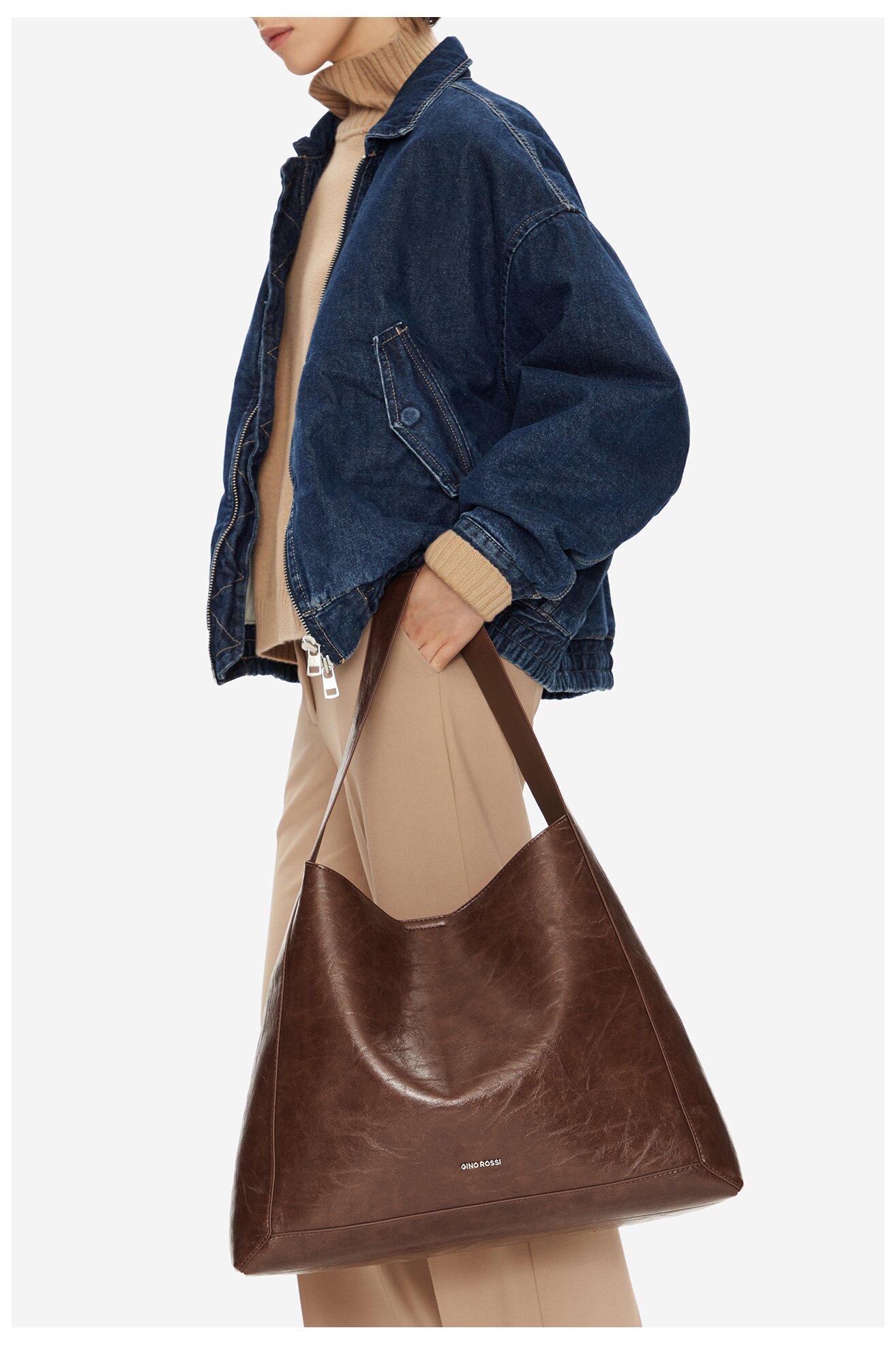 Torebka Gino Rossi C-ZOI-RX8788 Brązowy