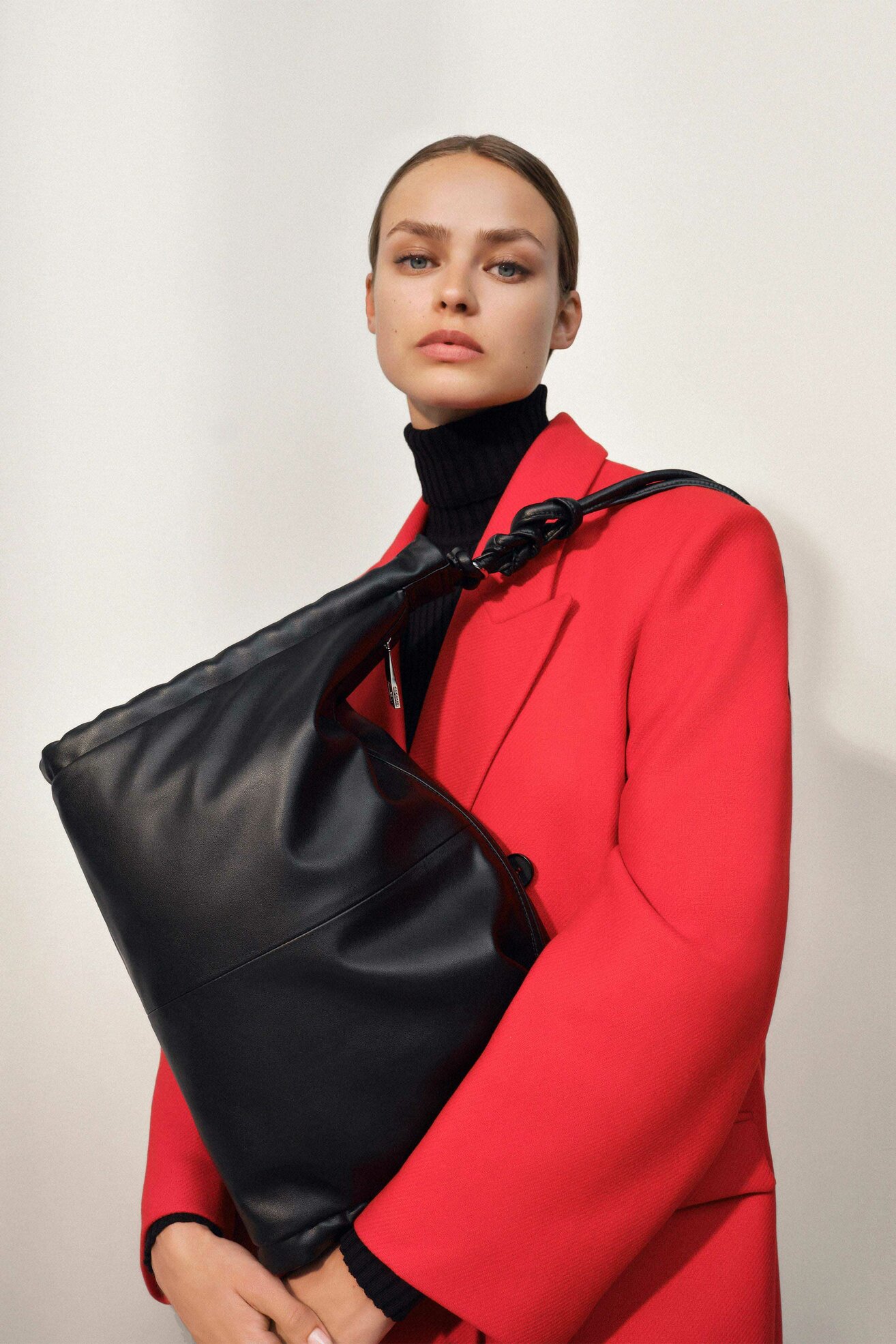 Geantă de mână Gino Rossi RL0601 NEGRU