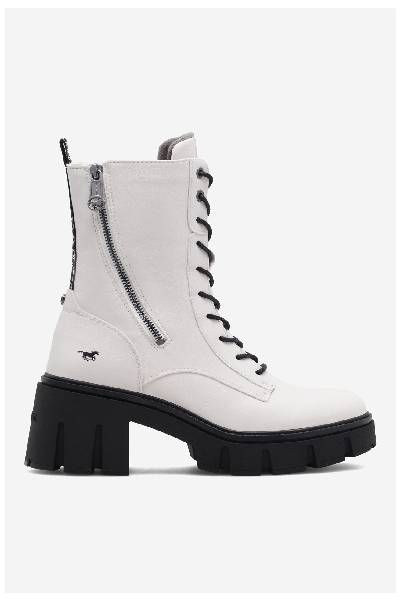 Trzewiki Mustang 1471-502 Biały