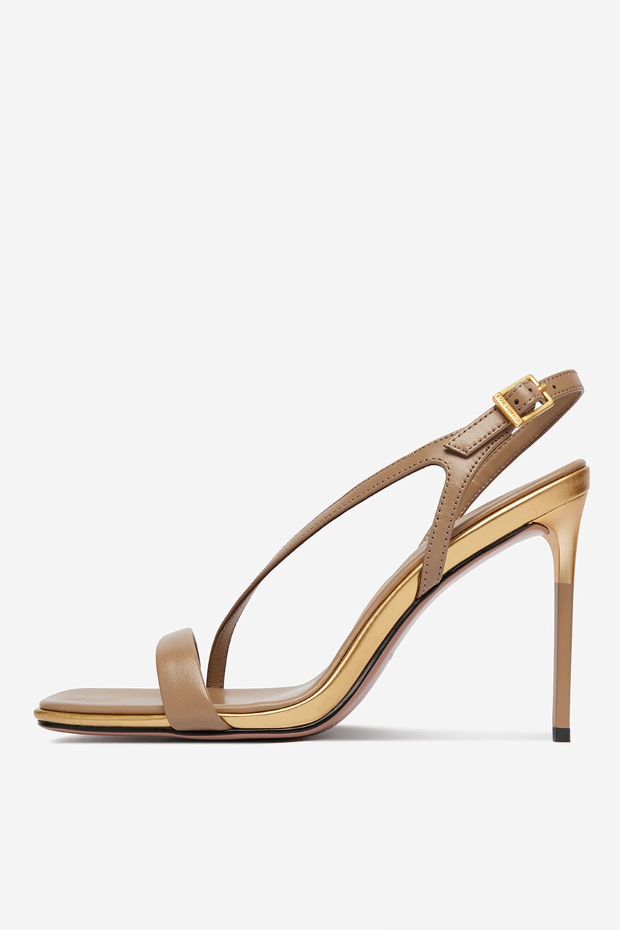 
                EVA MINGE - Sandały skórzane - 5906751796481