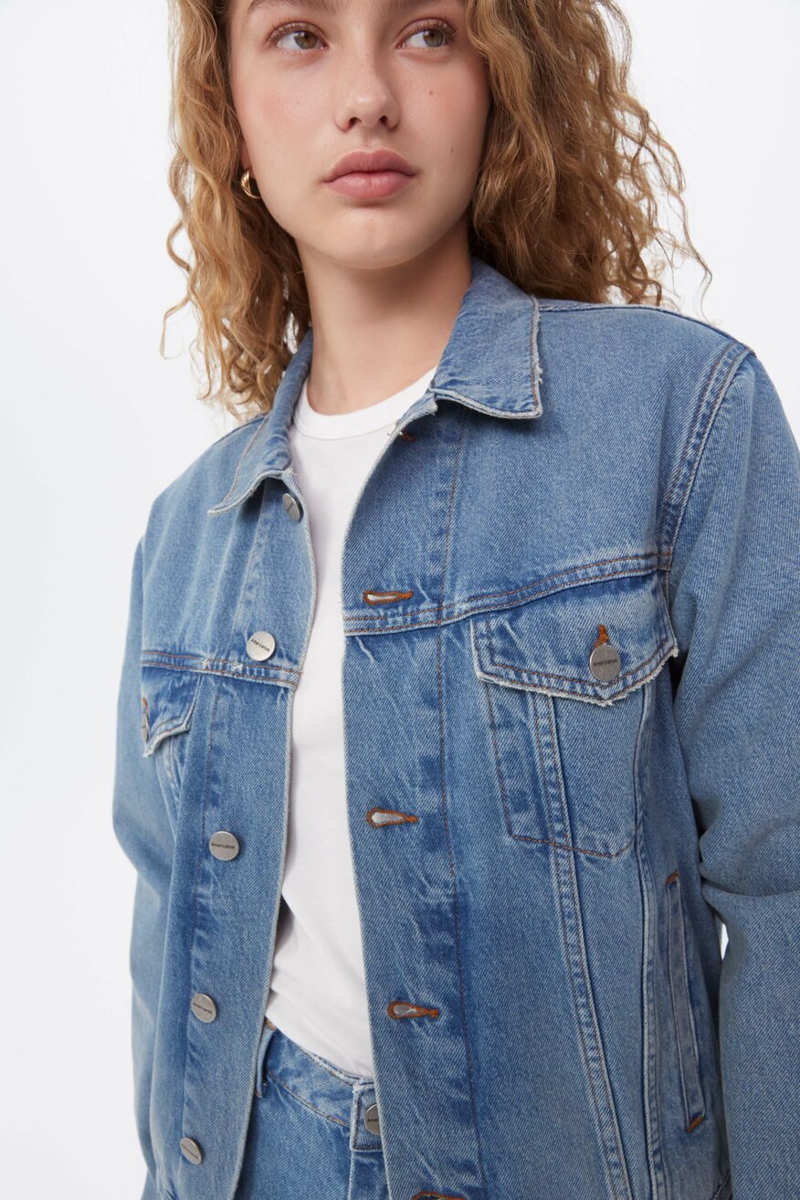 Americanos - Kurtka jeansowa niebieska - 2230021006011
