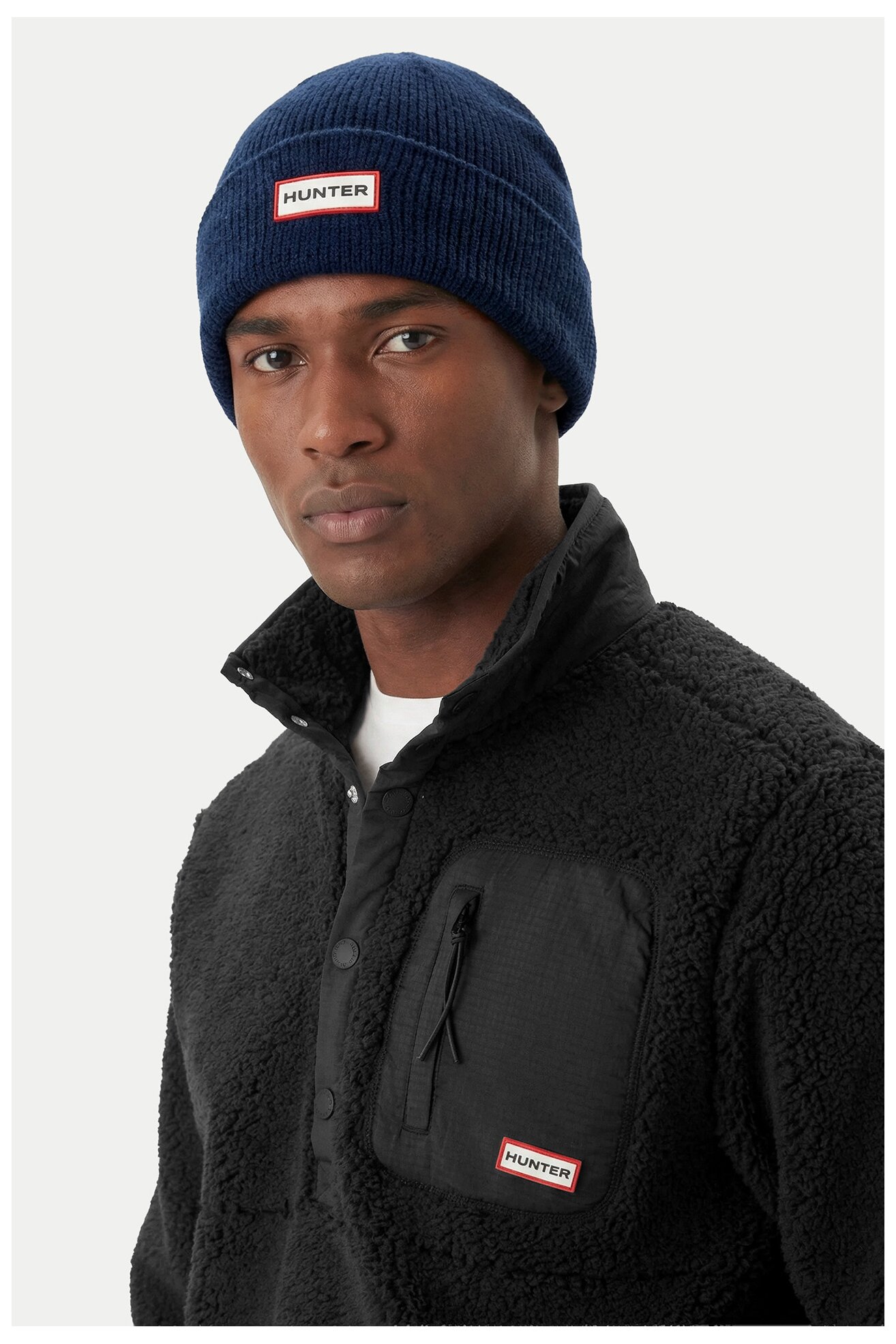 Унисекс шапка HUNTER HTR-U3-002-AW24 КОБАЛТОВО СИНЬО