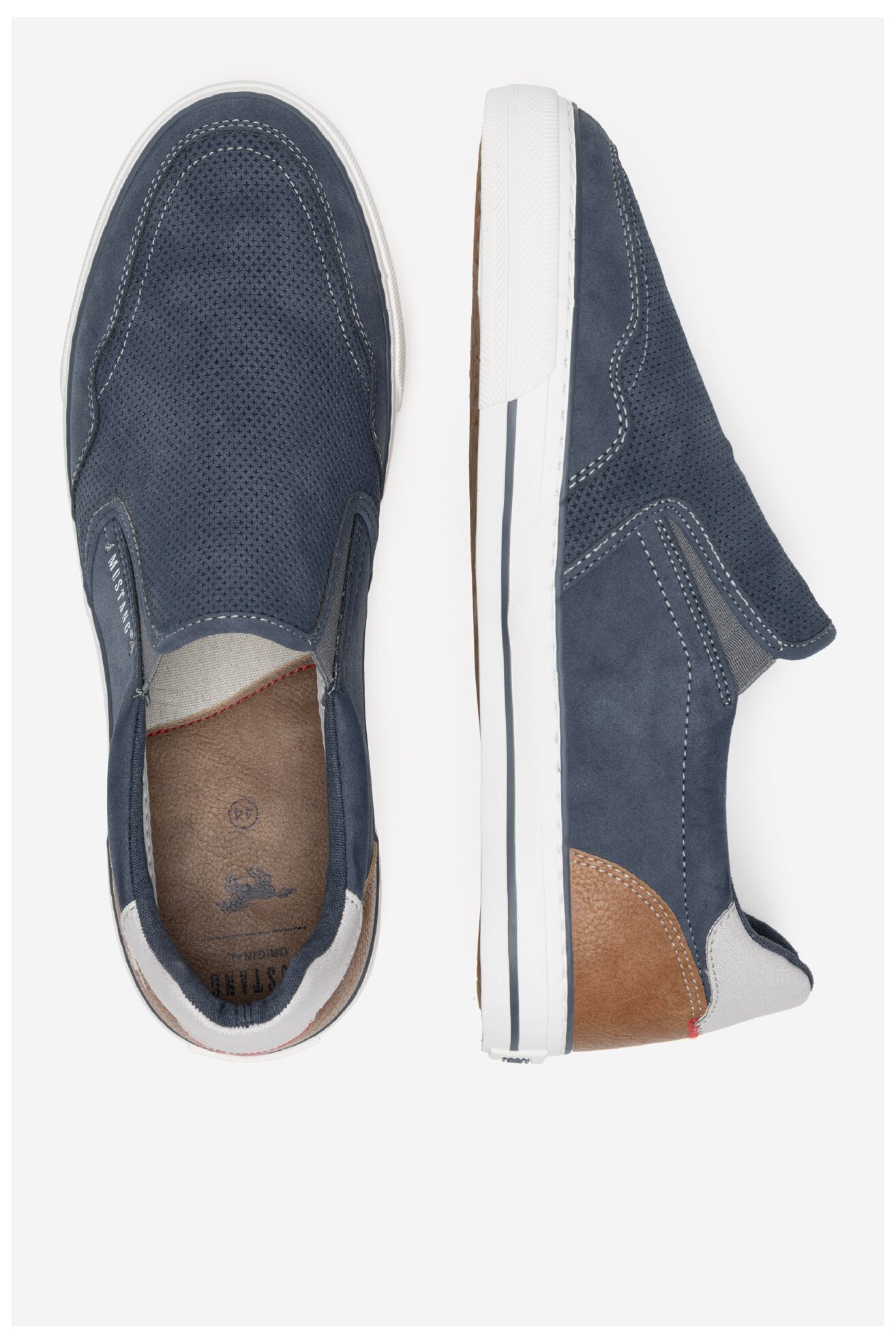 Vászoncipő Mustang 4198-402 SÖTÉTKÉK