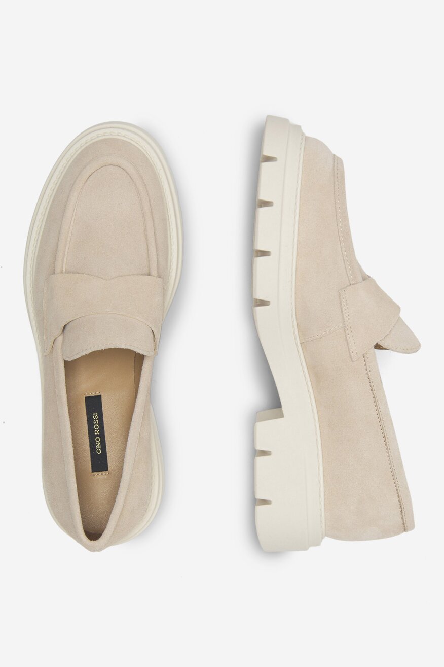 Мокасини Gino Rossi БЕЖОВ - 5905588410782