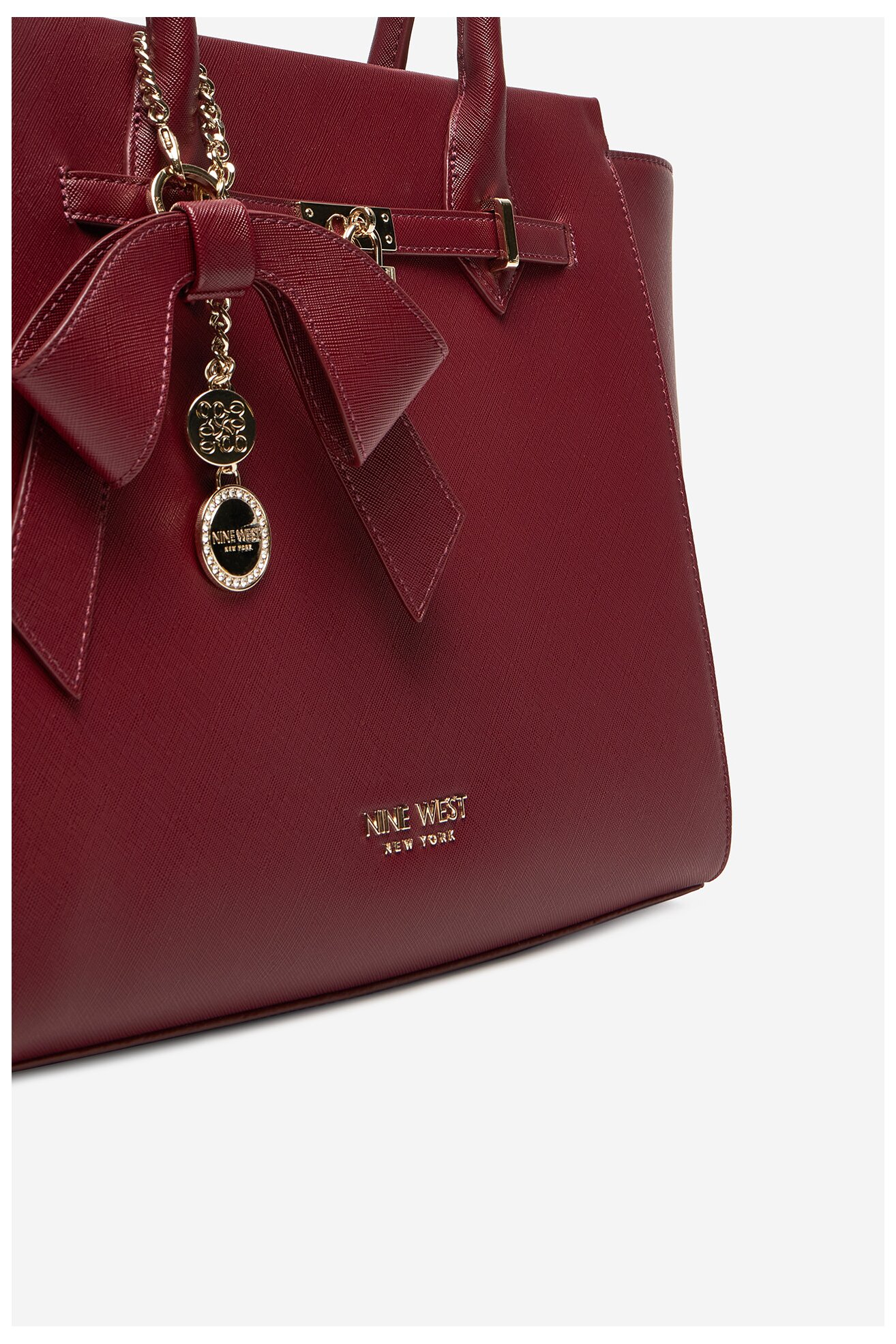 Kézitáska NINE WEST CEO-CHELSEA-CHARM-III-LX10186 BORDÓ