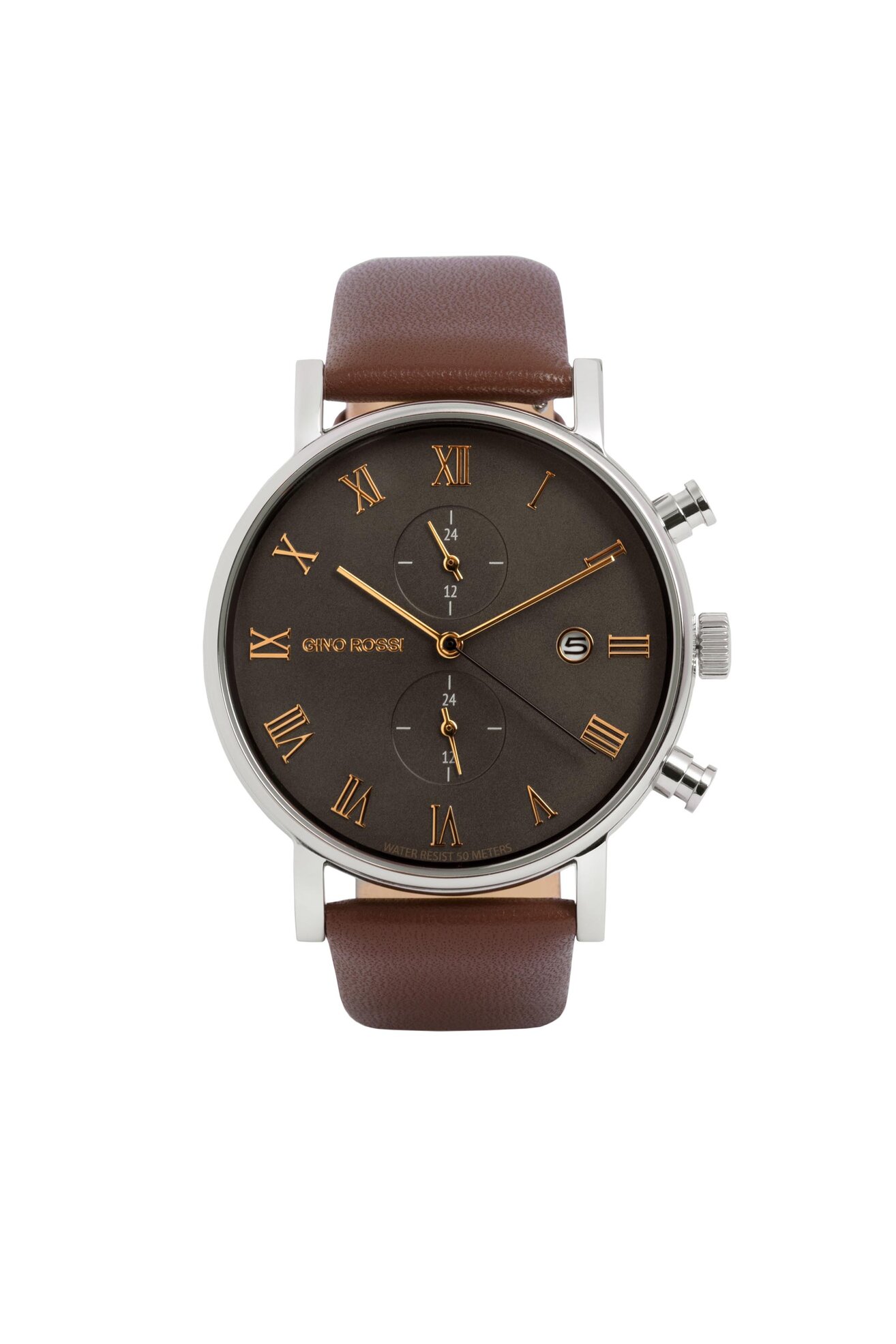 Zegarek Gino Rossi GR MEN WATCH 020191023 Brązowy