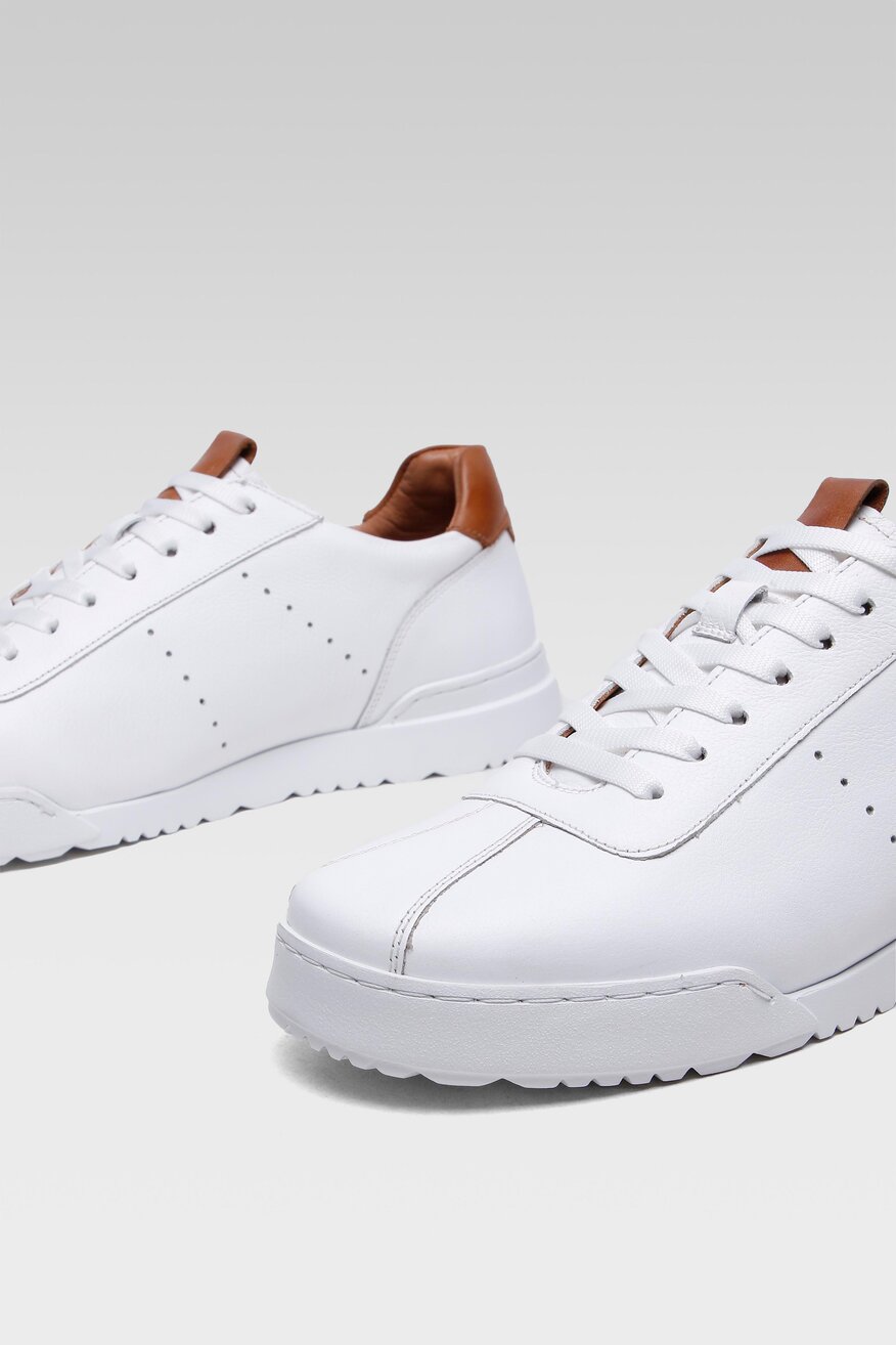 
                Badura - Skórzane półbuty pastelowe - 5904248779047