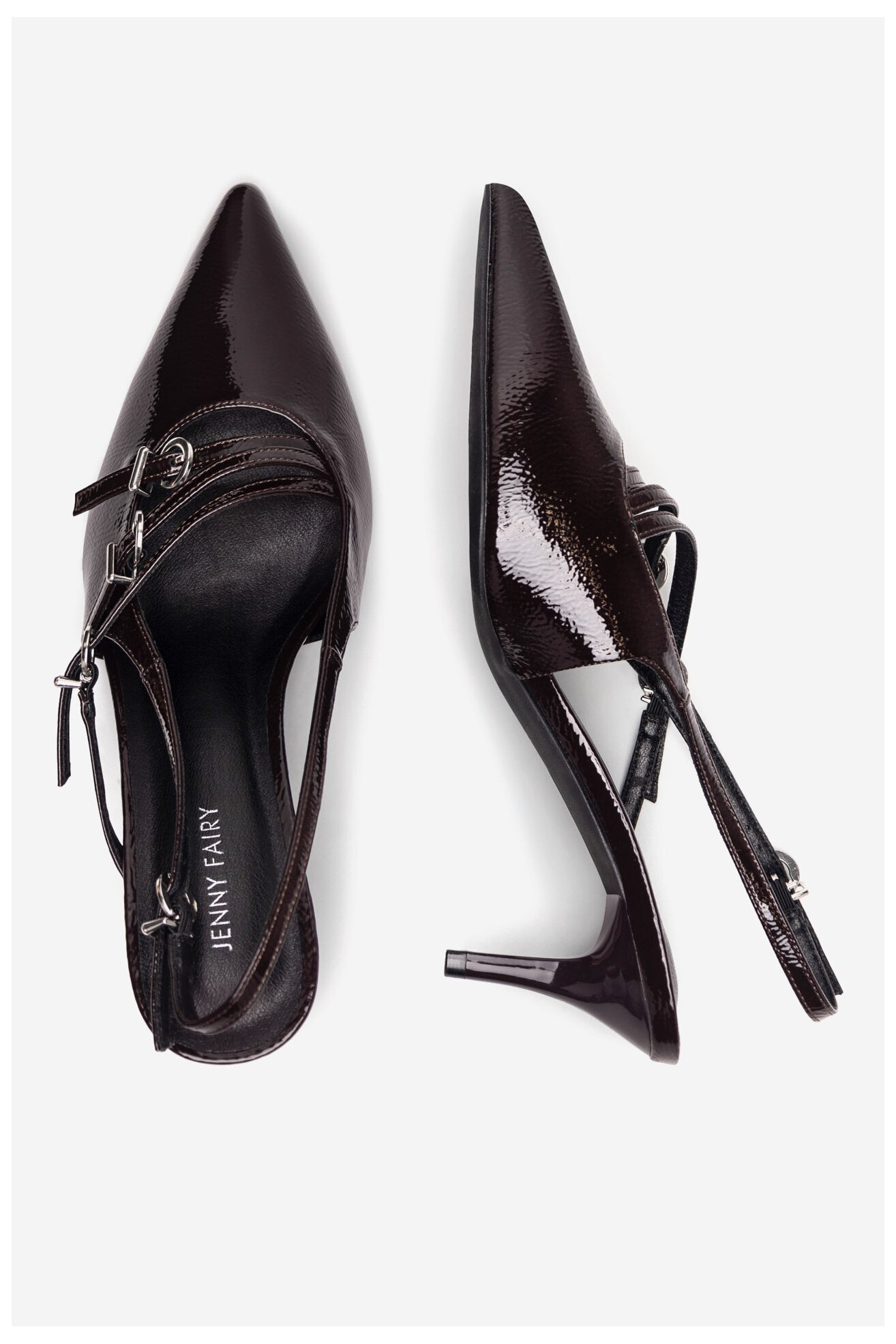 Pantofi cu toc Jenny Fairy HY91328-1 MARO