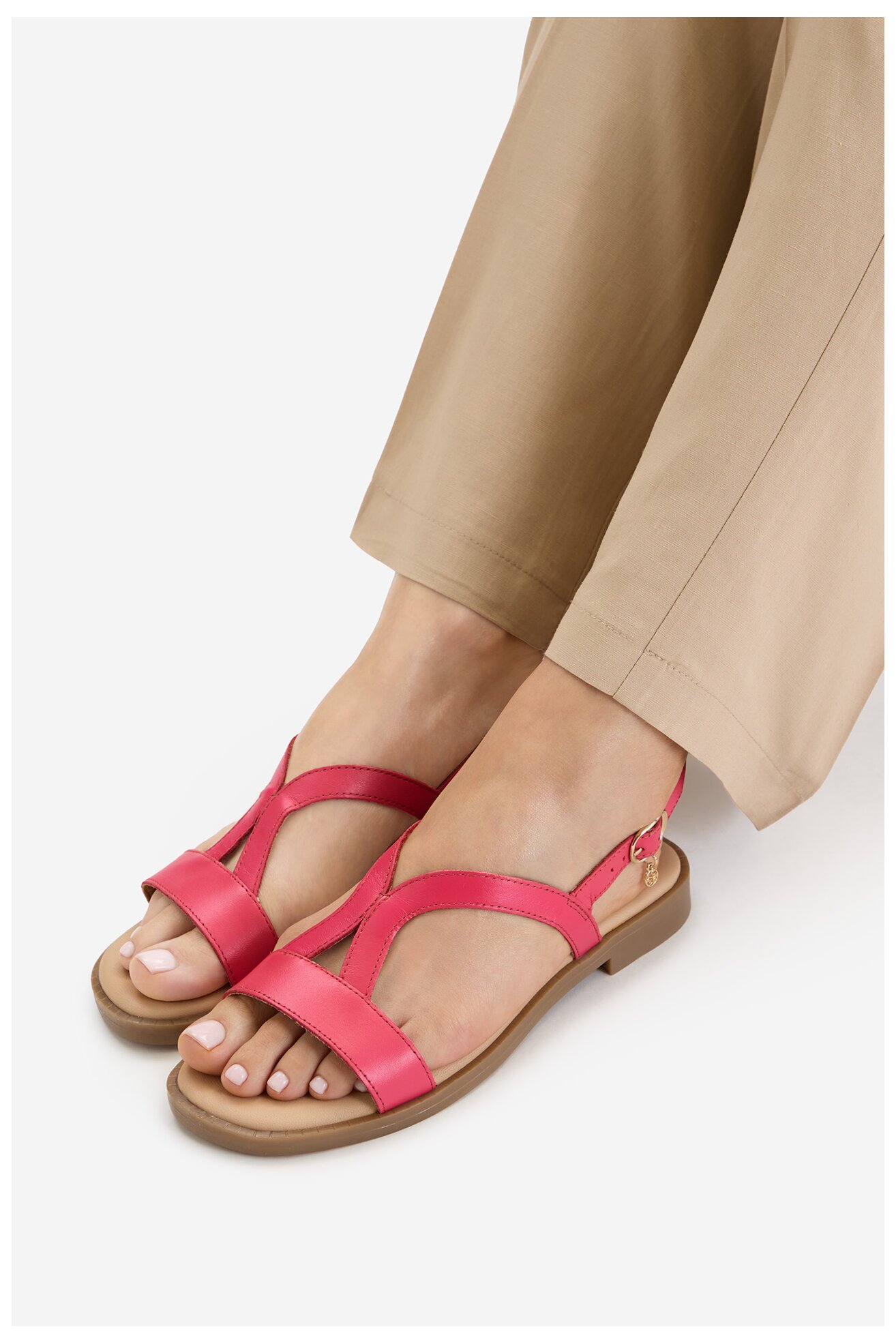 Sandały Lasocki CEO-RST-EMIE-42 Różowy ciemny