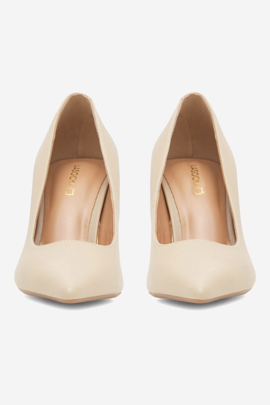 
                Lasocki - Skórzane czółenka - 5905588299233